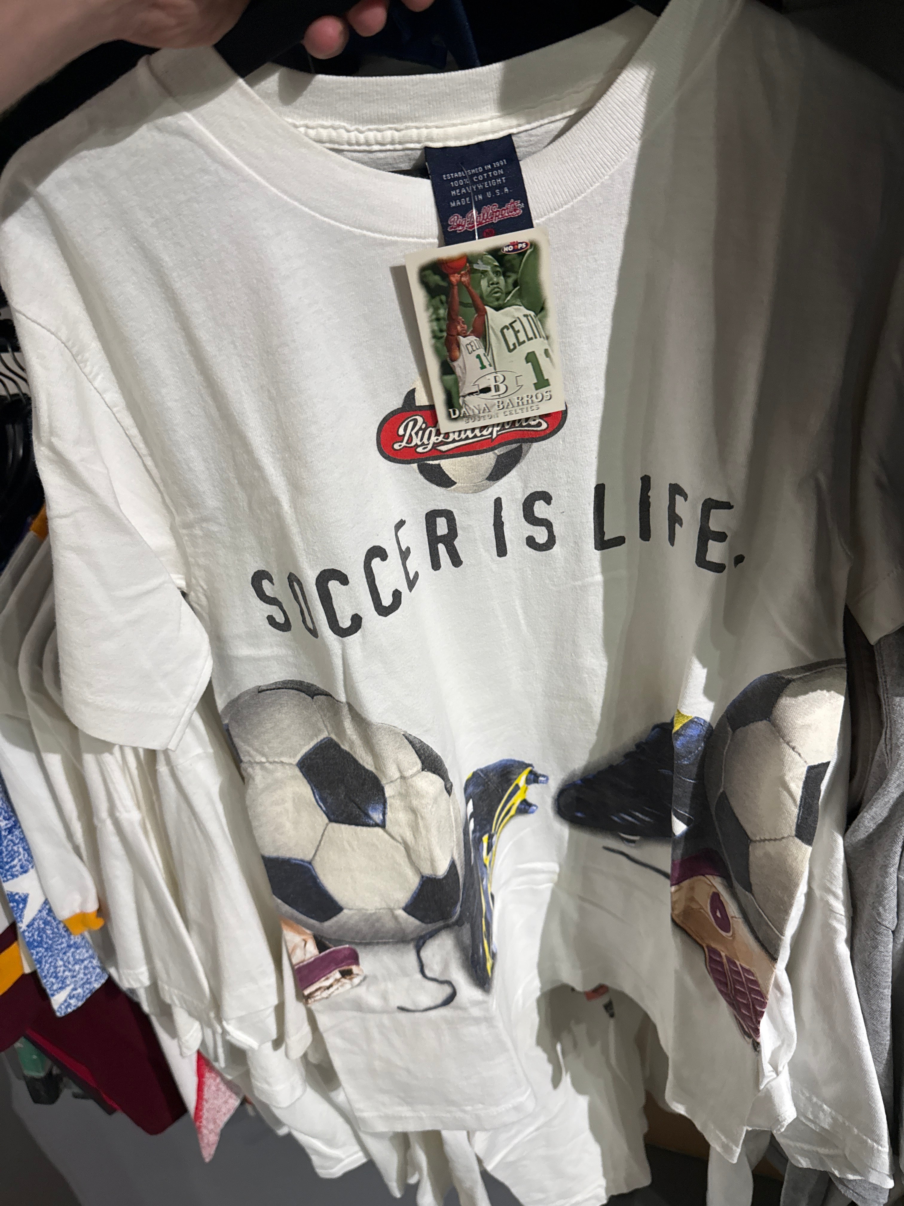 Vintage Soccer Is Life T-Shirt Sz M