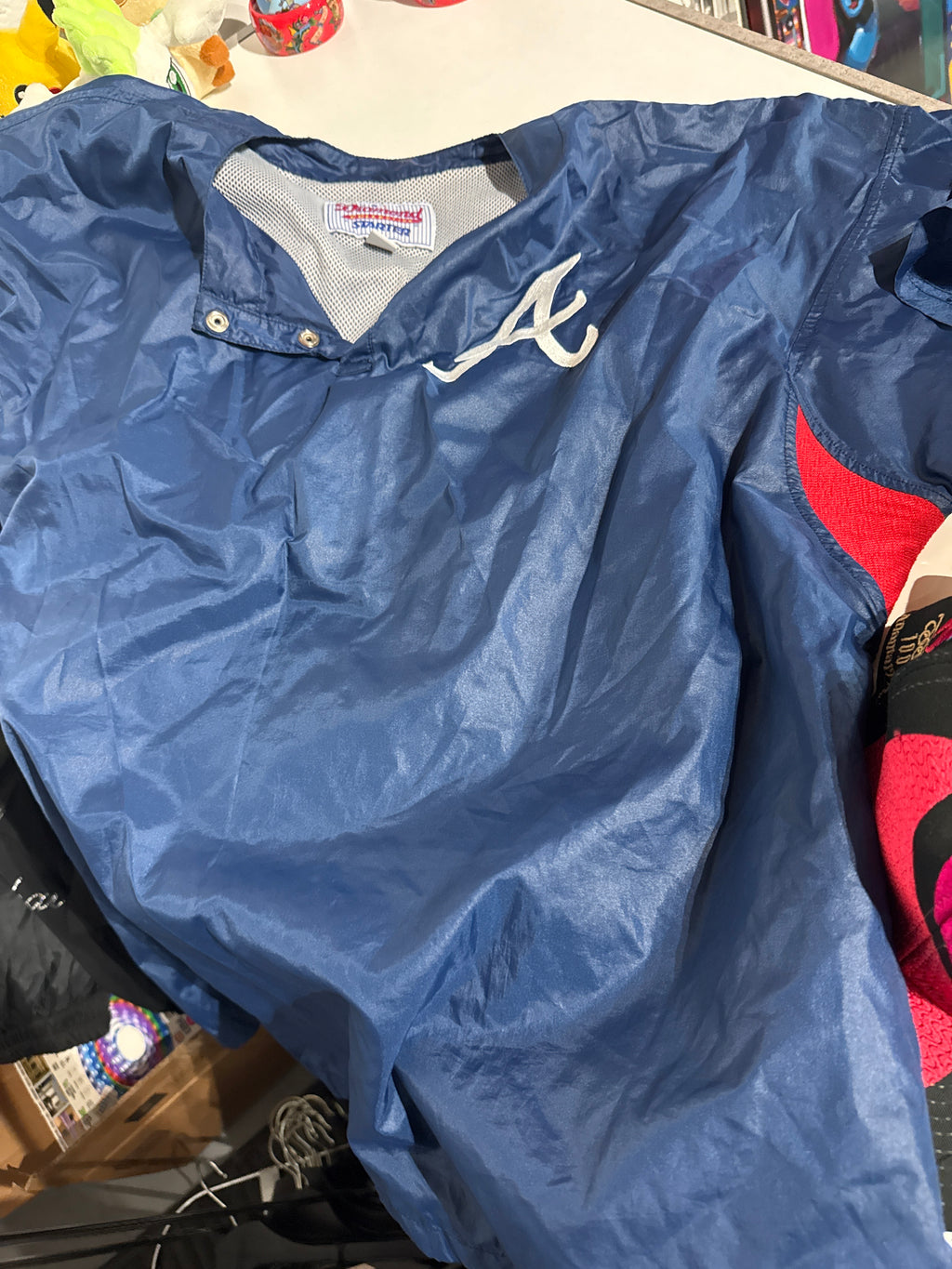 VTG Braves Starter Warm Up Sz XL