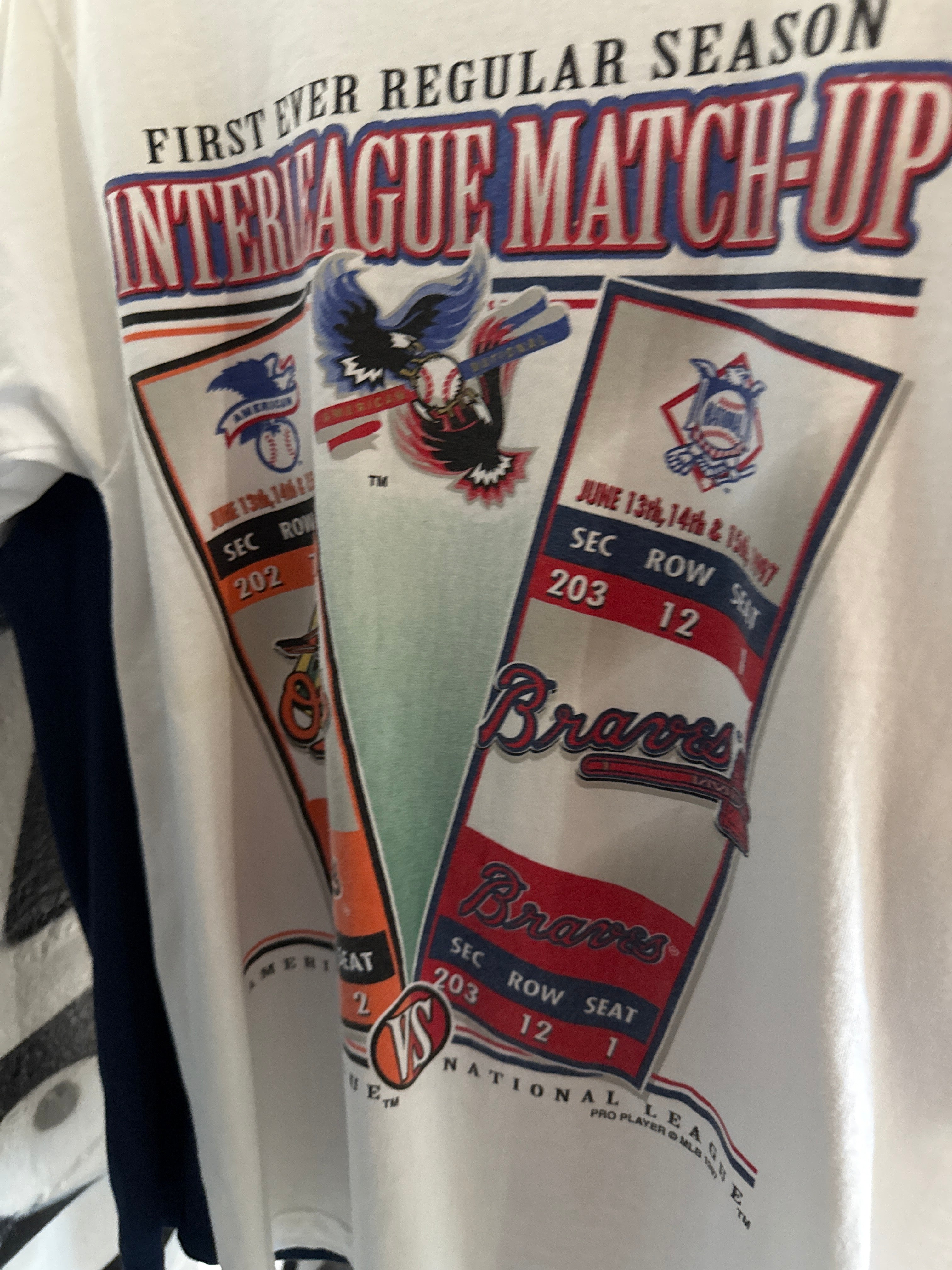 VTG ATL Braves 1st Interleague M
