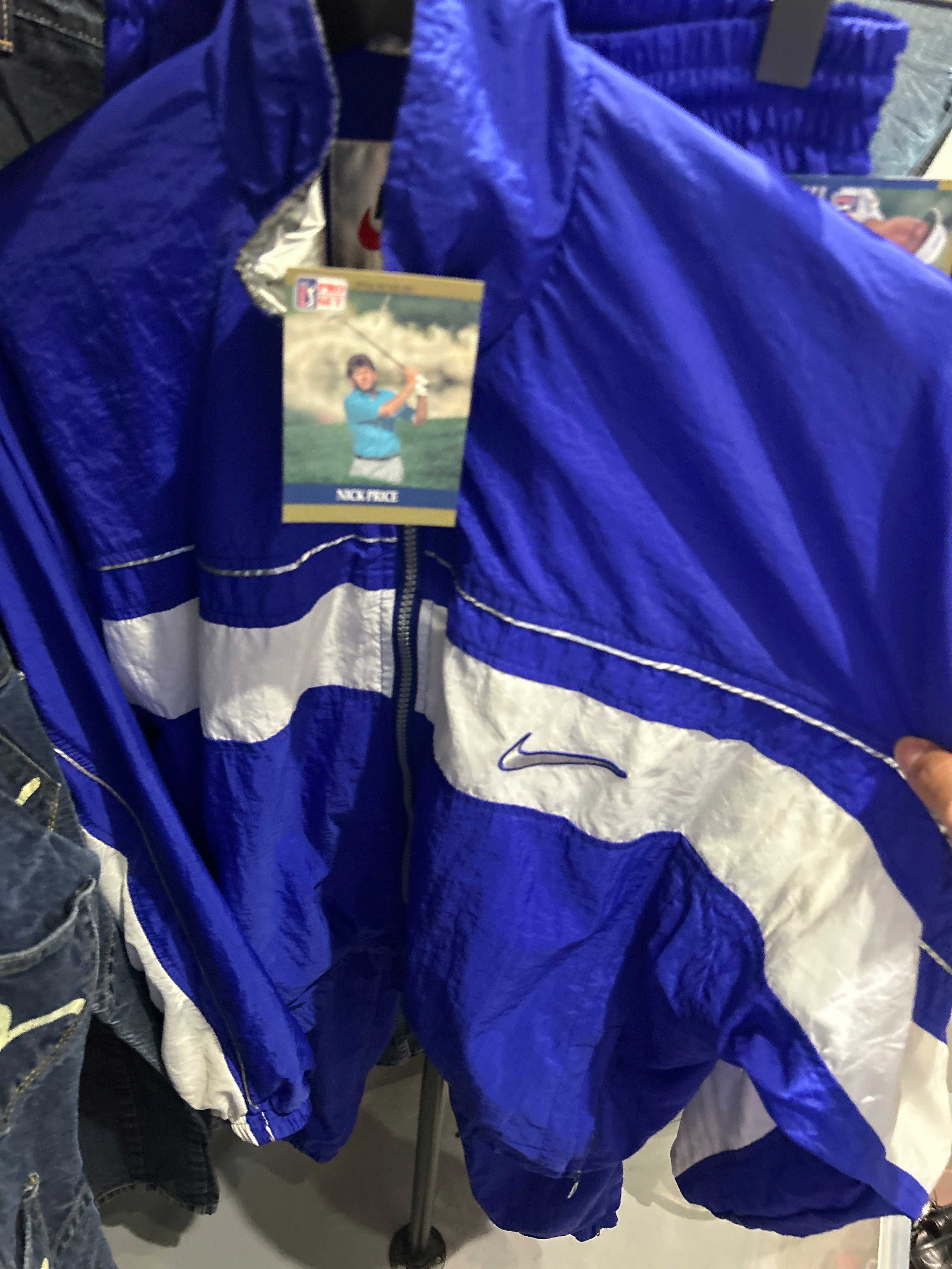 VNTG Nike Royal Blue Jacket Sz S