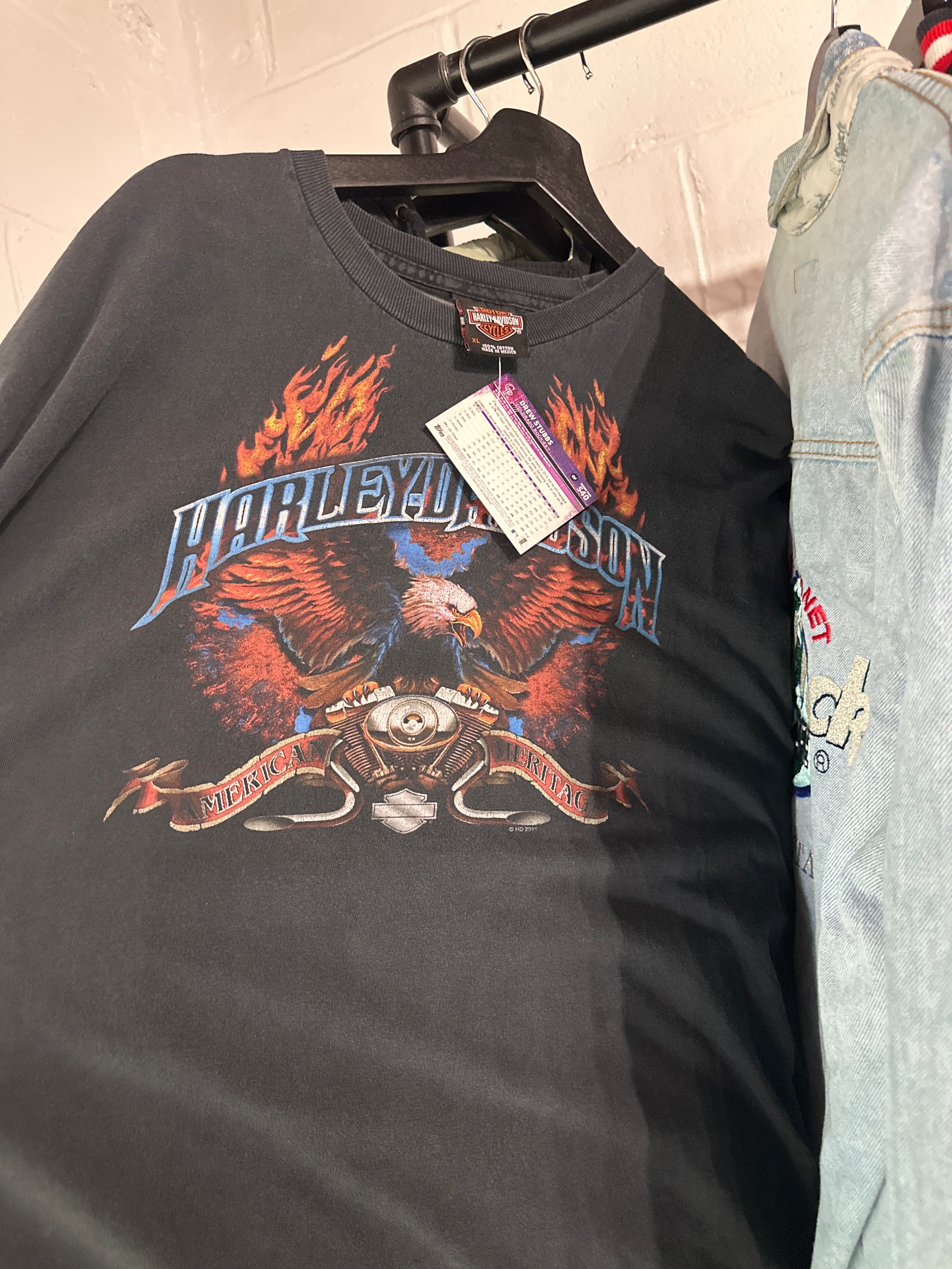 Harley Flaming Eagle Tee (XL)