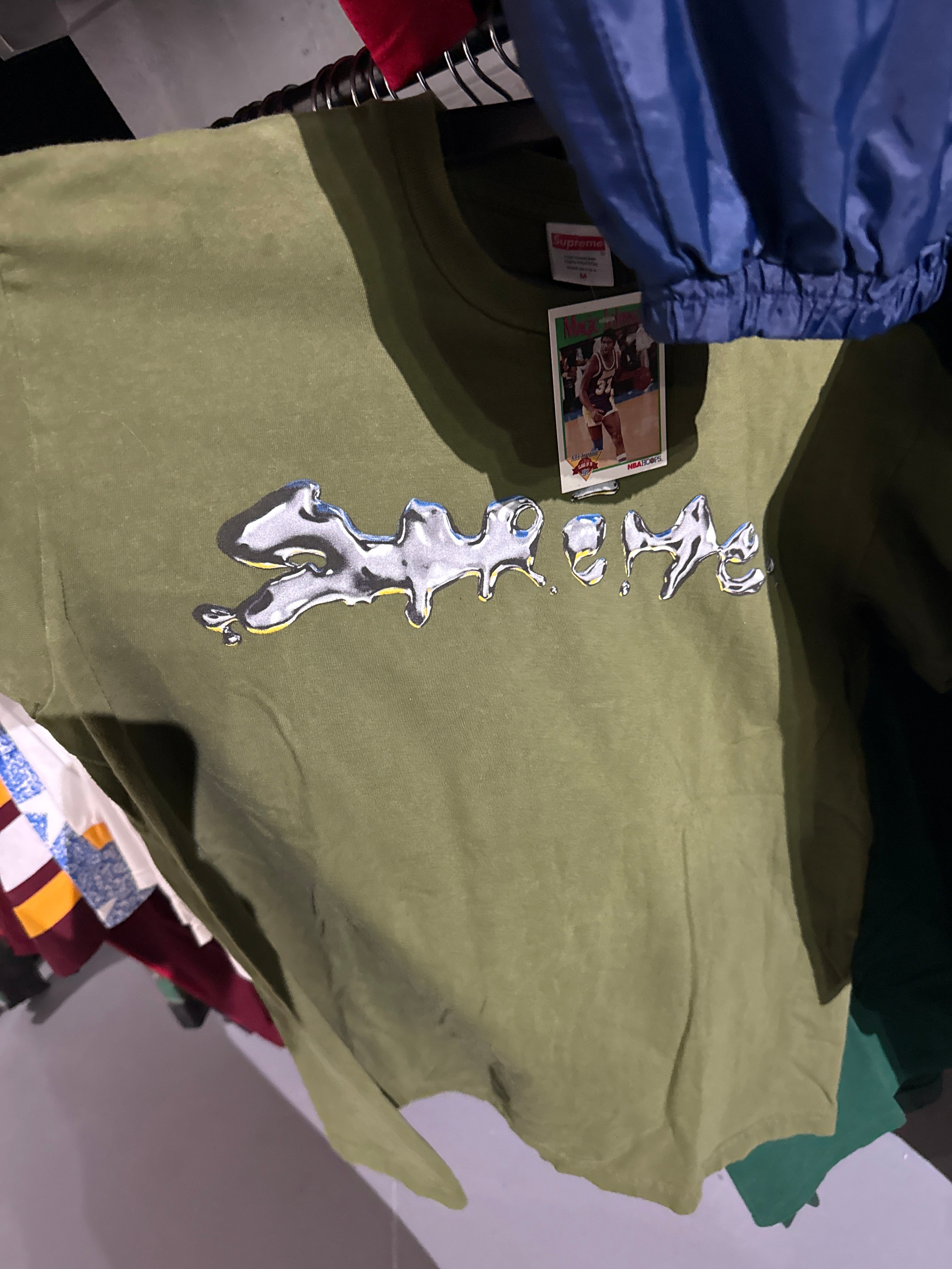 Supreme Green T-Shirt Sz M