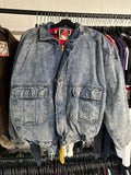 Vtg Levi’s Acid Wash Bomber Jacket (XL)