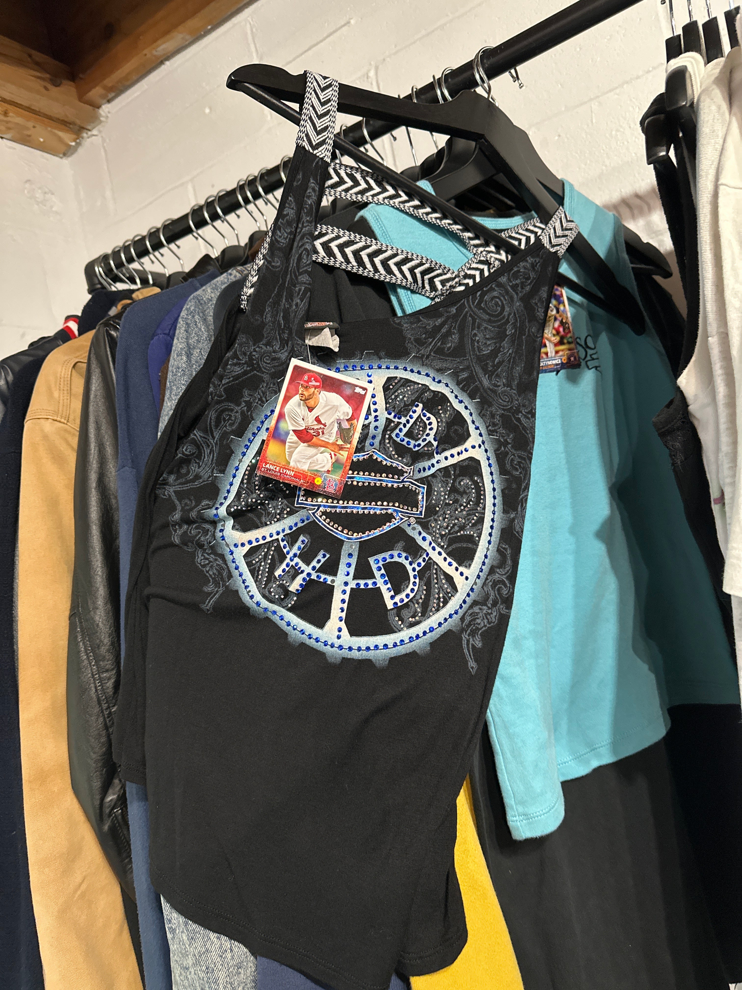Y2K Harley Rhinestone Tank (M)
