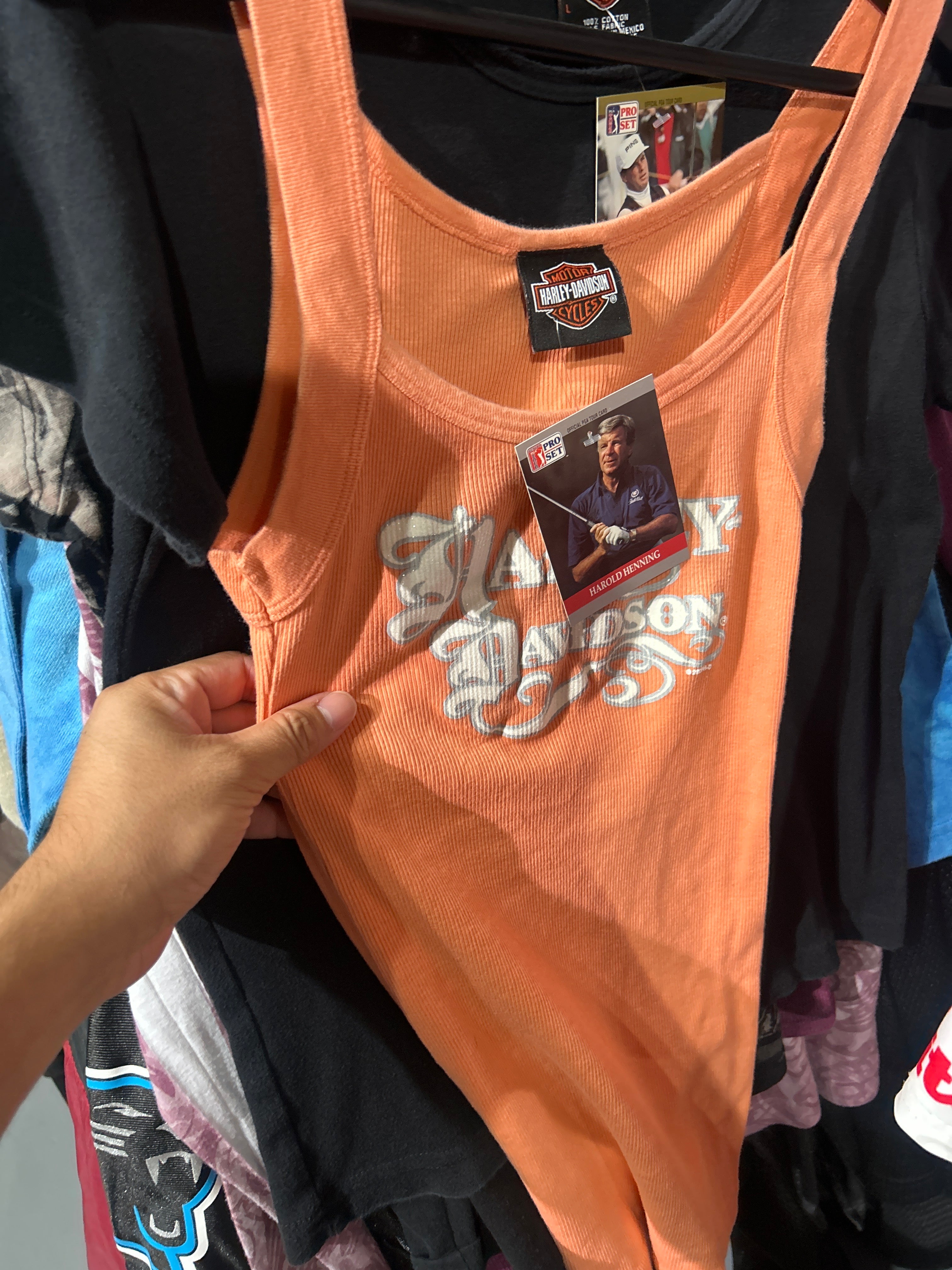 VNTG WMNS Harley Tank Sz L