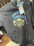 Y2K Dragon Skulls Hoodie L