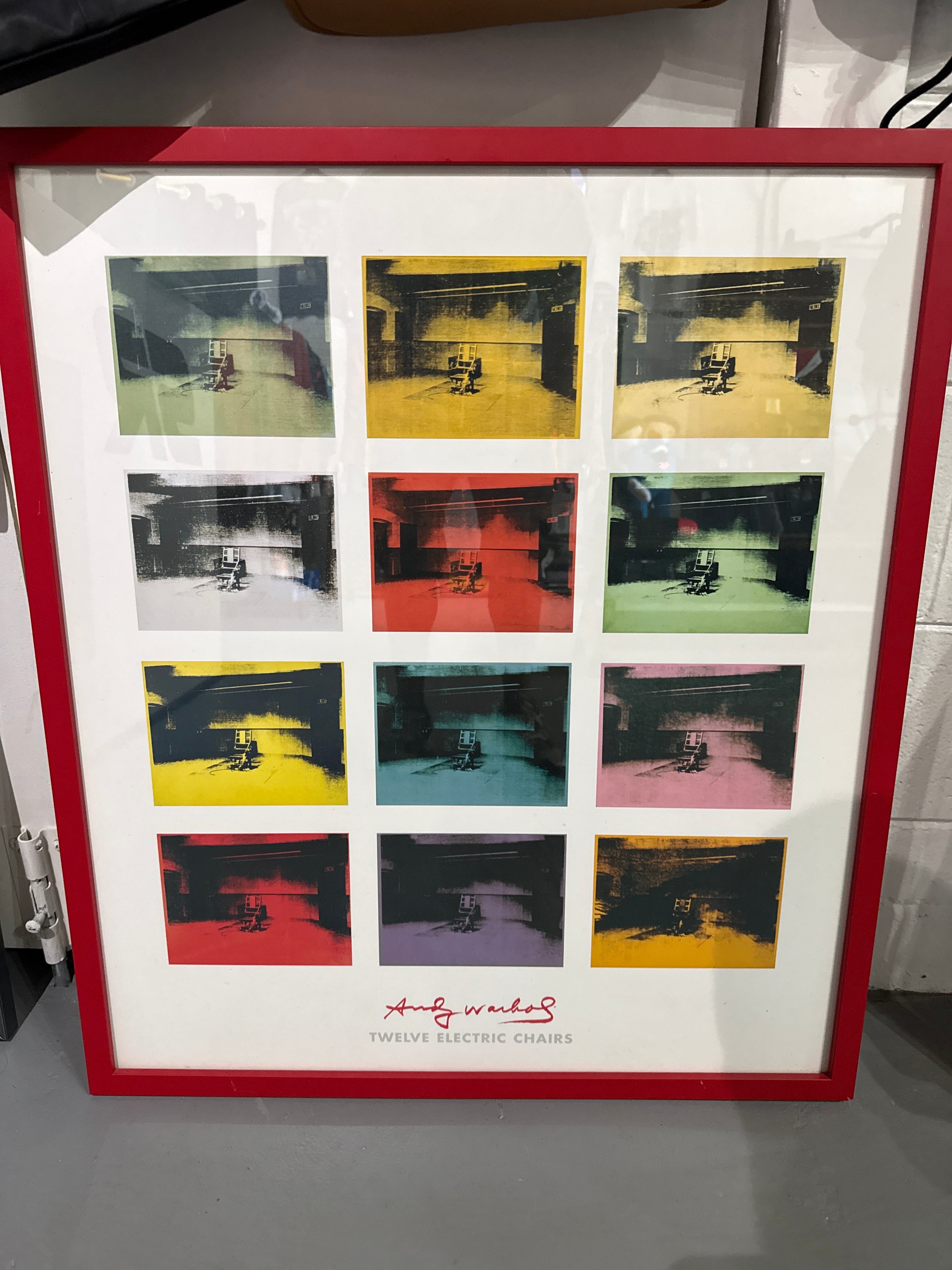 Warhol 12 Electric Chairs