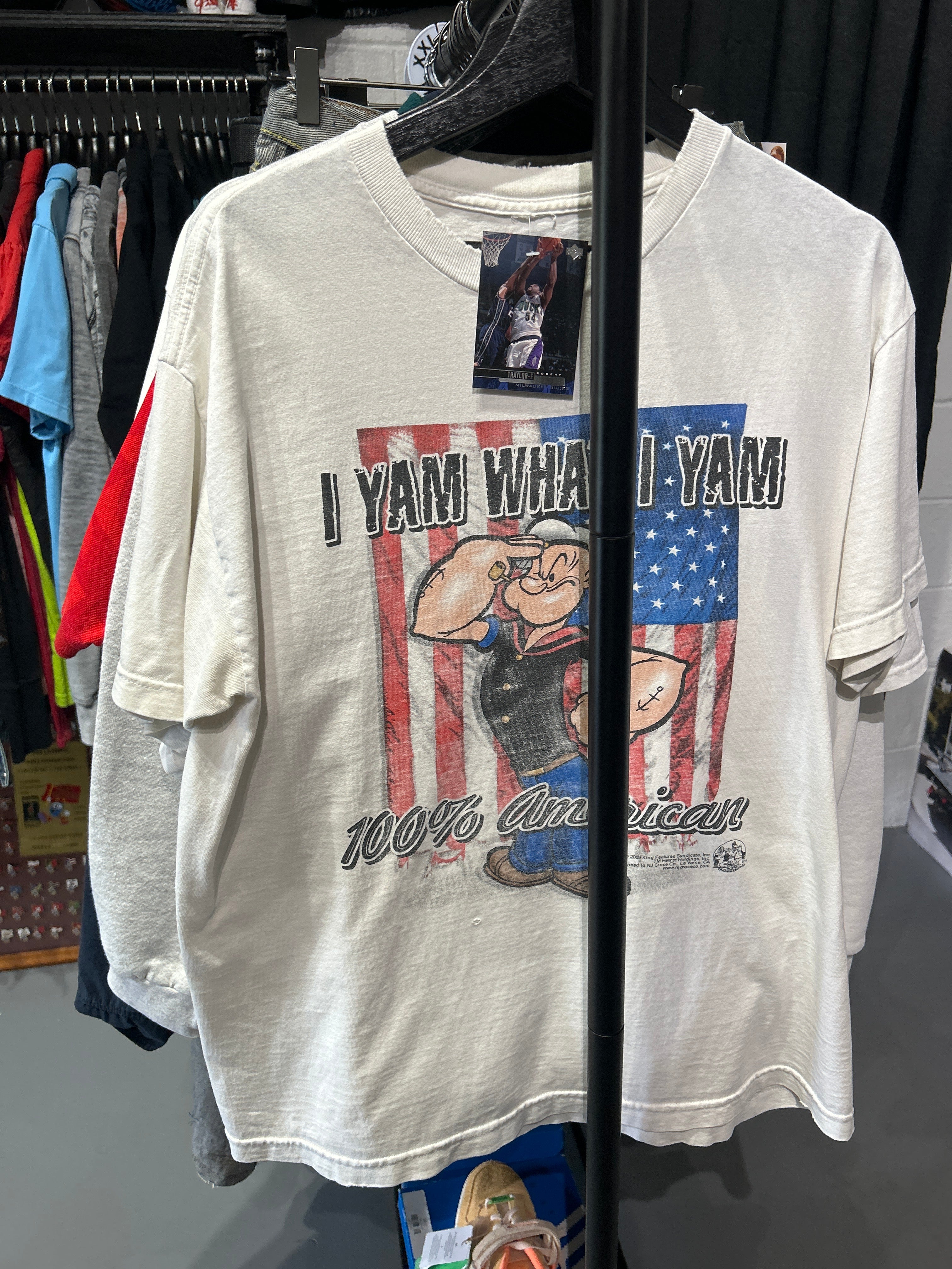 VNTG Popeye American Tee Sz L