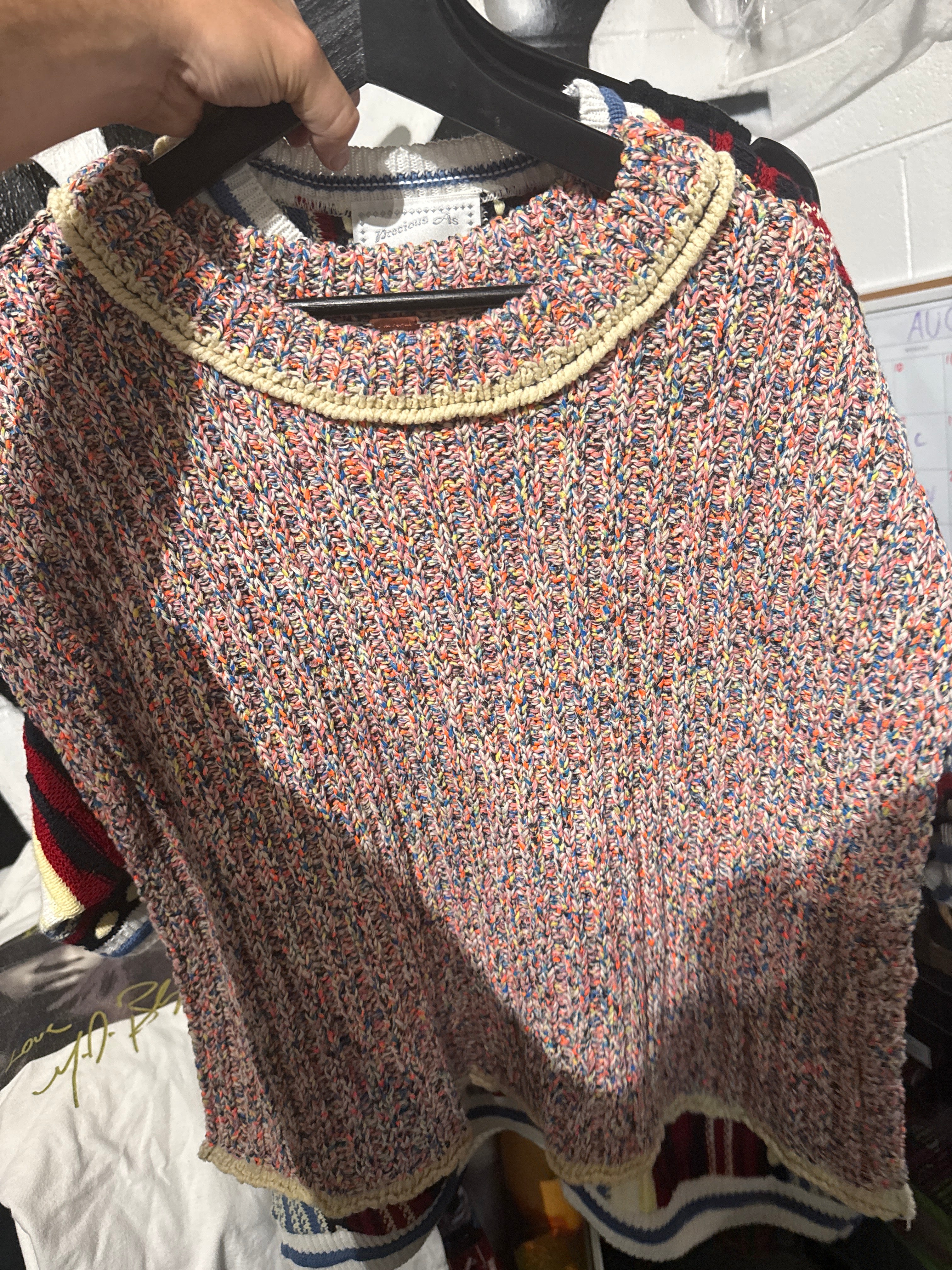Free People Knit Vest Sz XL