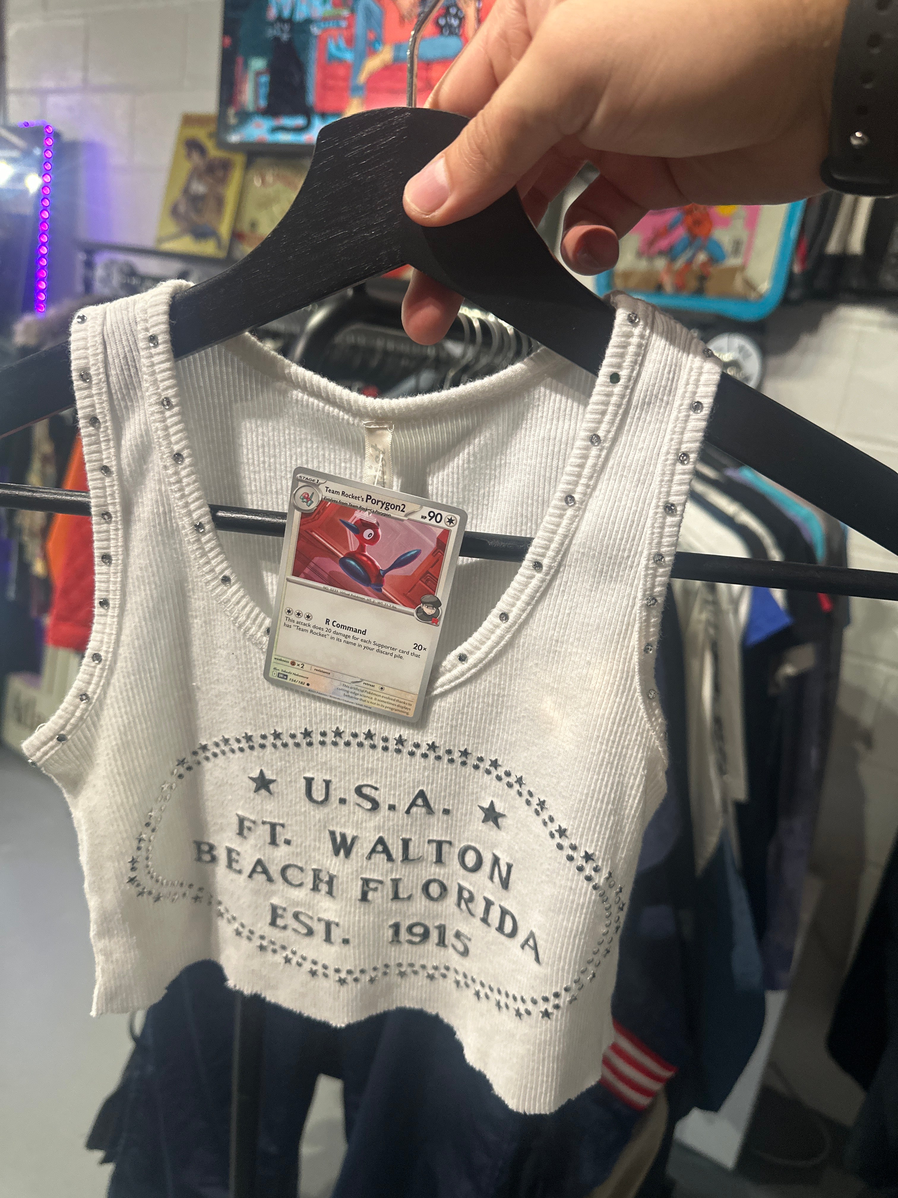 Y2K Ft Walton Crop Tank (S)