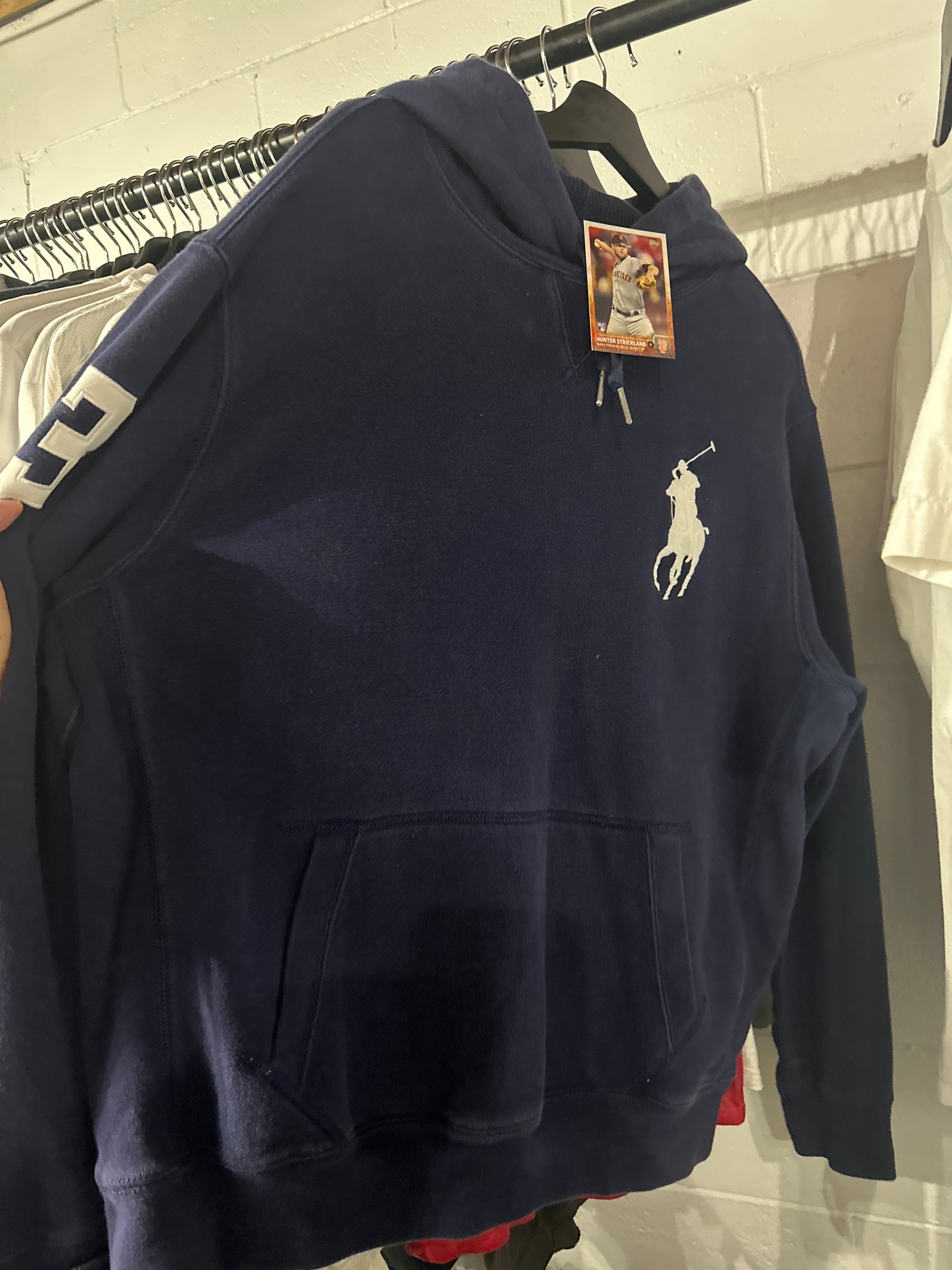 Polo RL Navy Big Pony Hoodie (XL)
