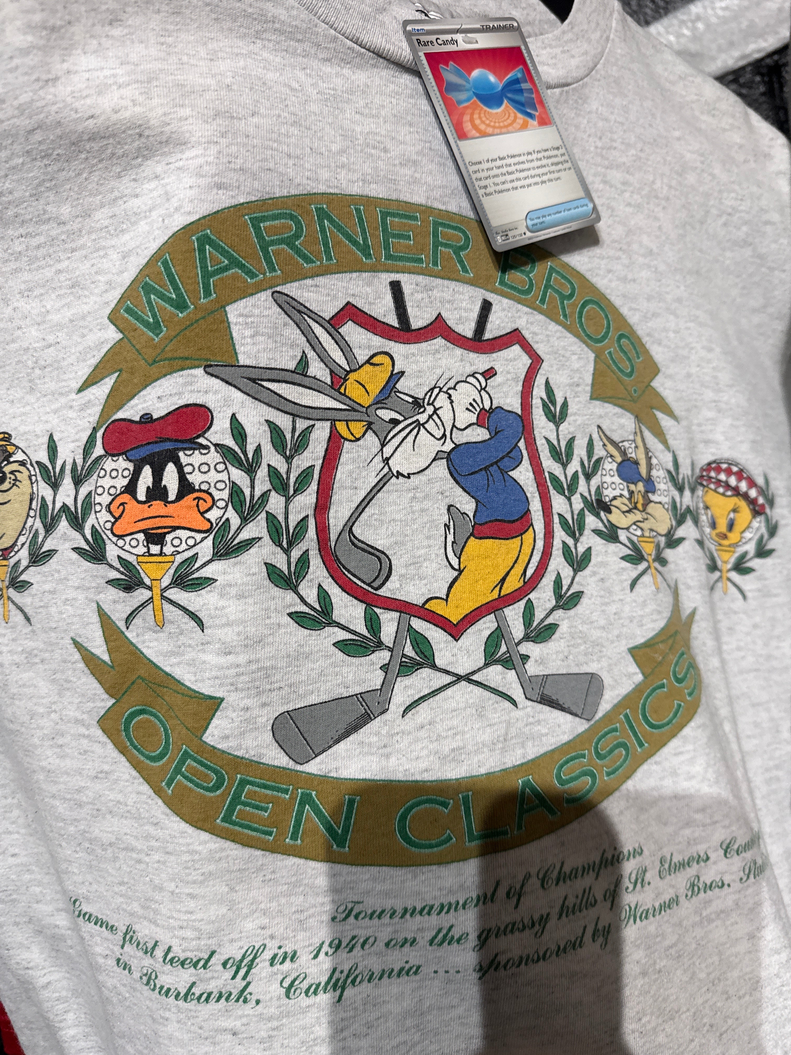 Looney Tunes Gold Tee Sz XL