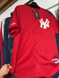 VTG Yankees Red Jersey Sz L