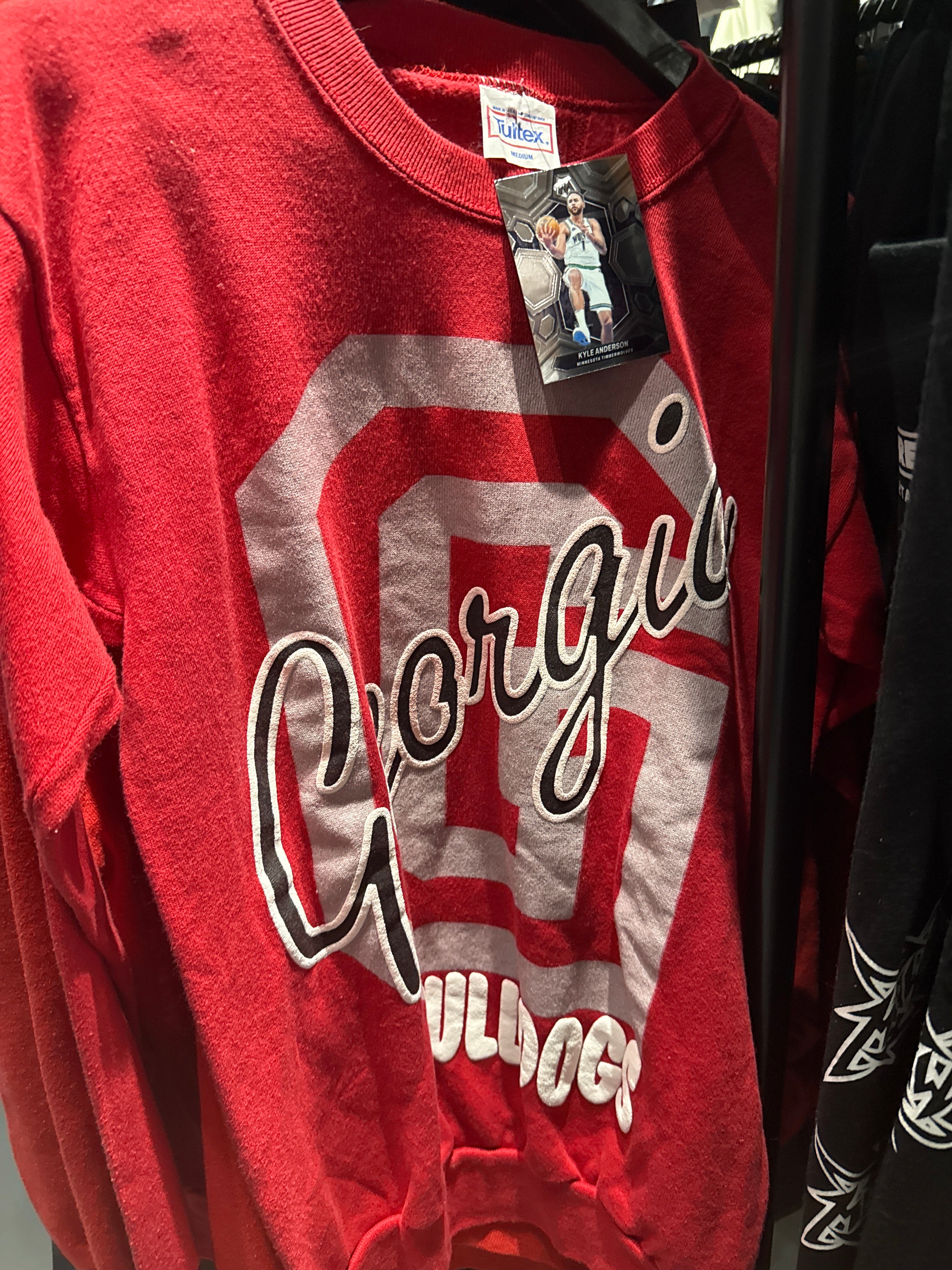 VTG UGA Crewneck Sz M
