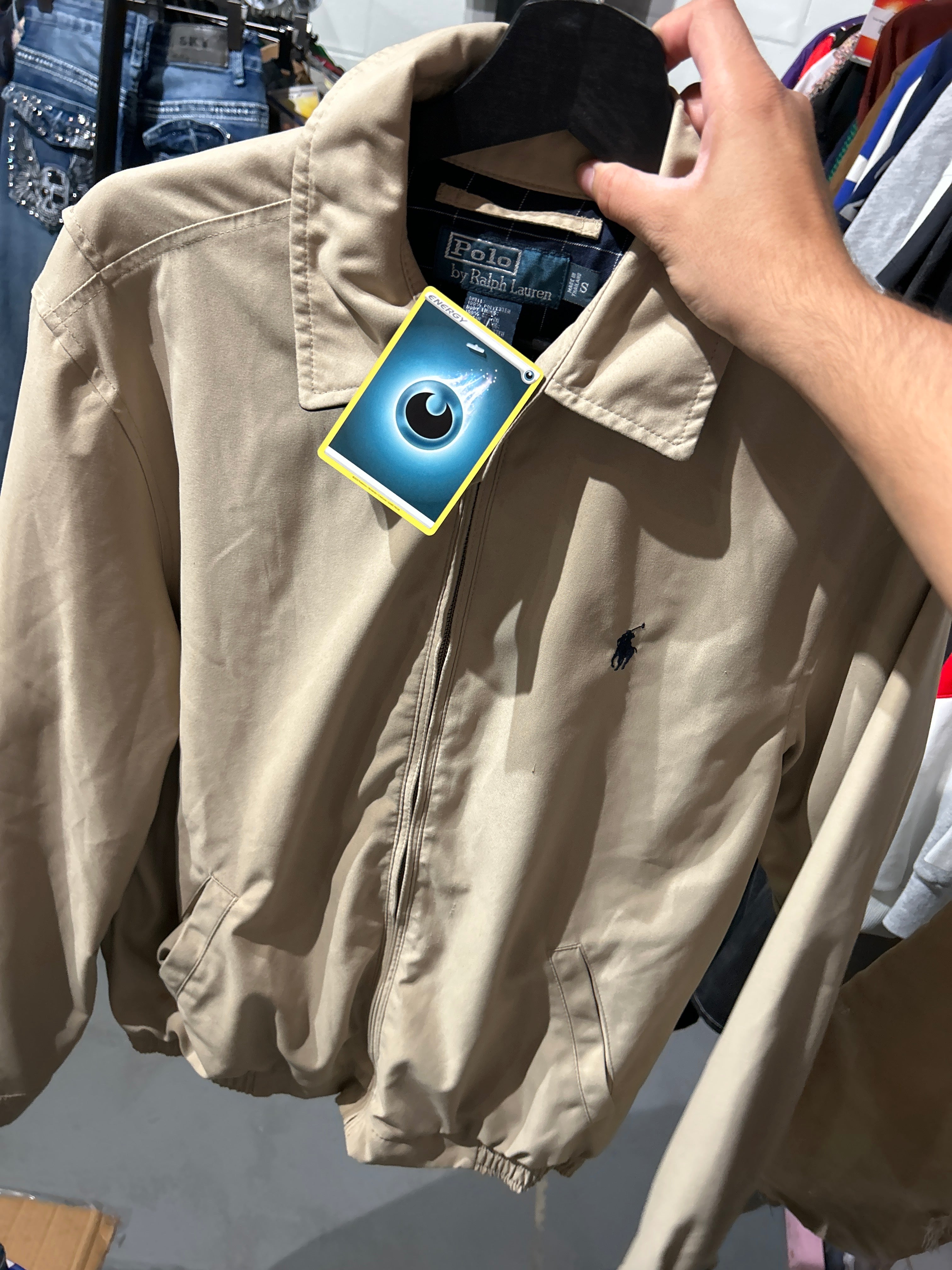 VNTG Polo Harrington Sz S