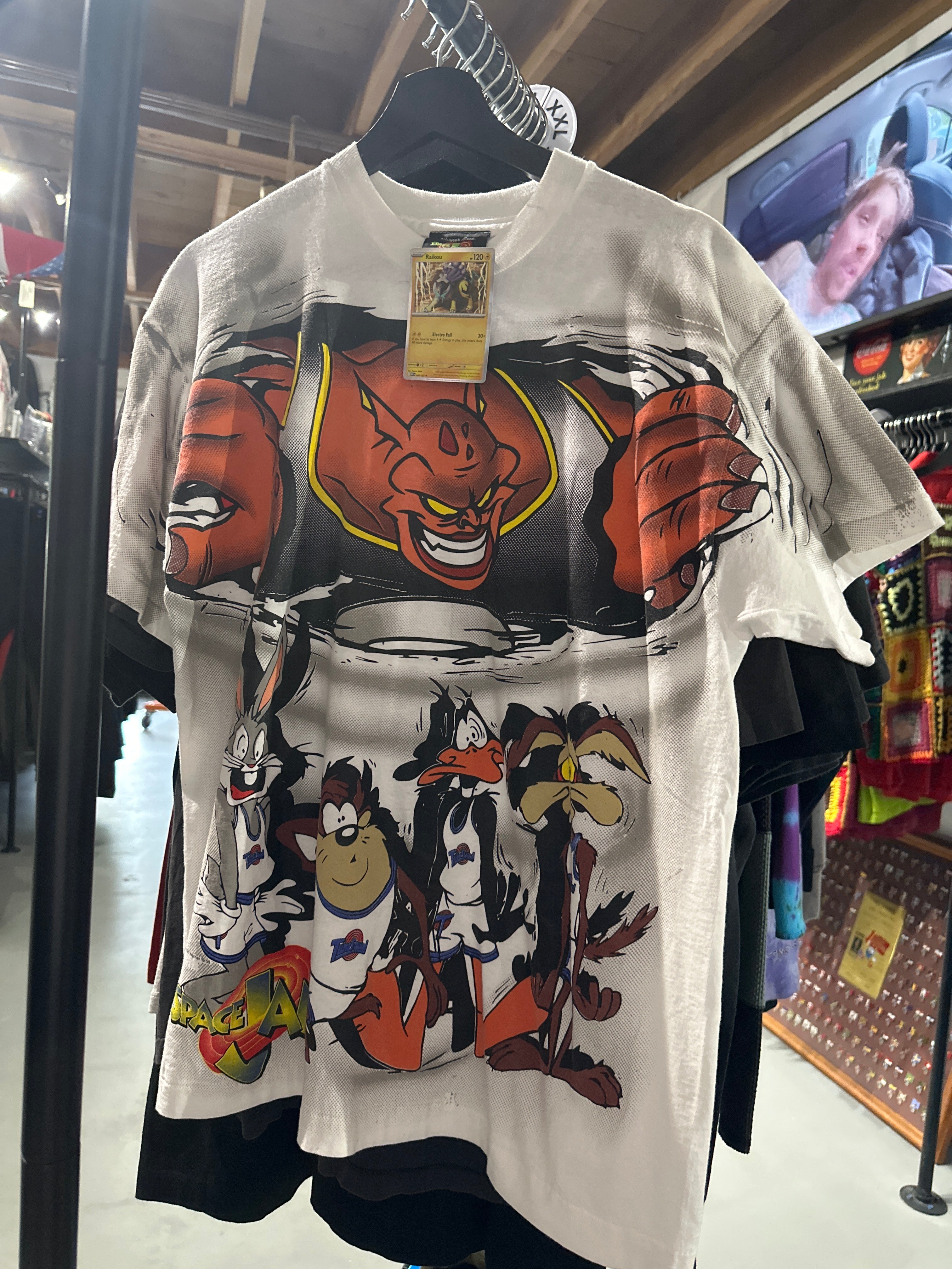 Vtg Space Jam AOP (L)