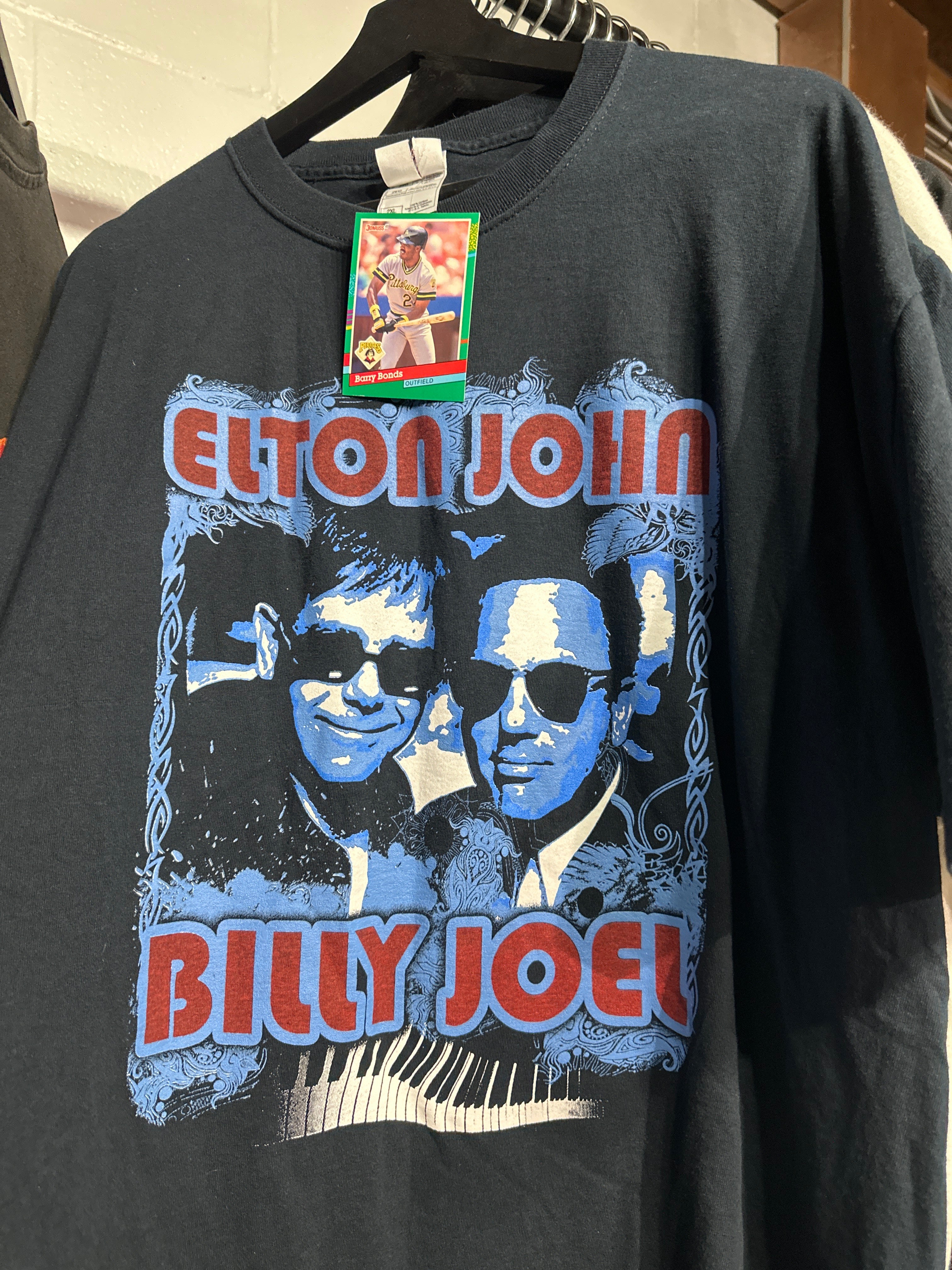 Vtg Elton John Billy Joel Tee (XXL)