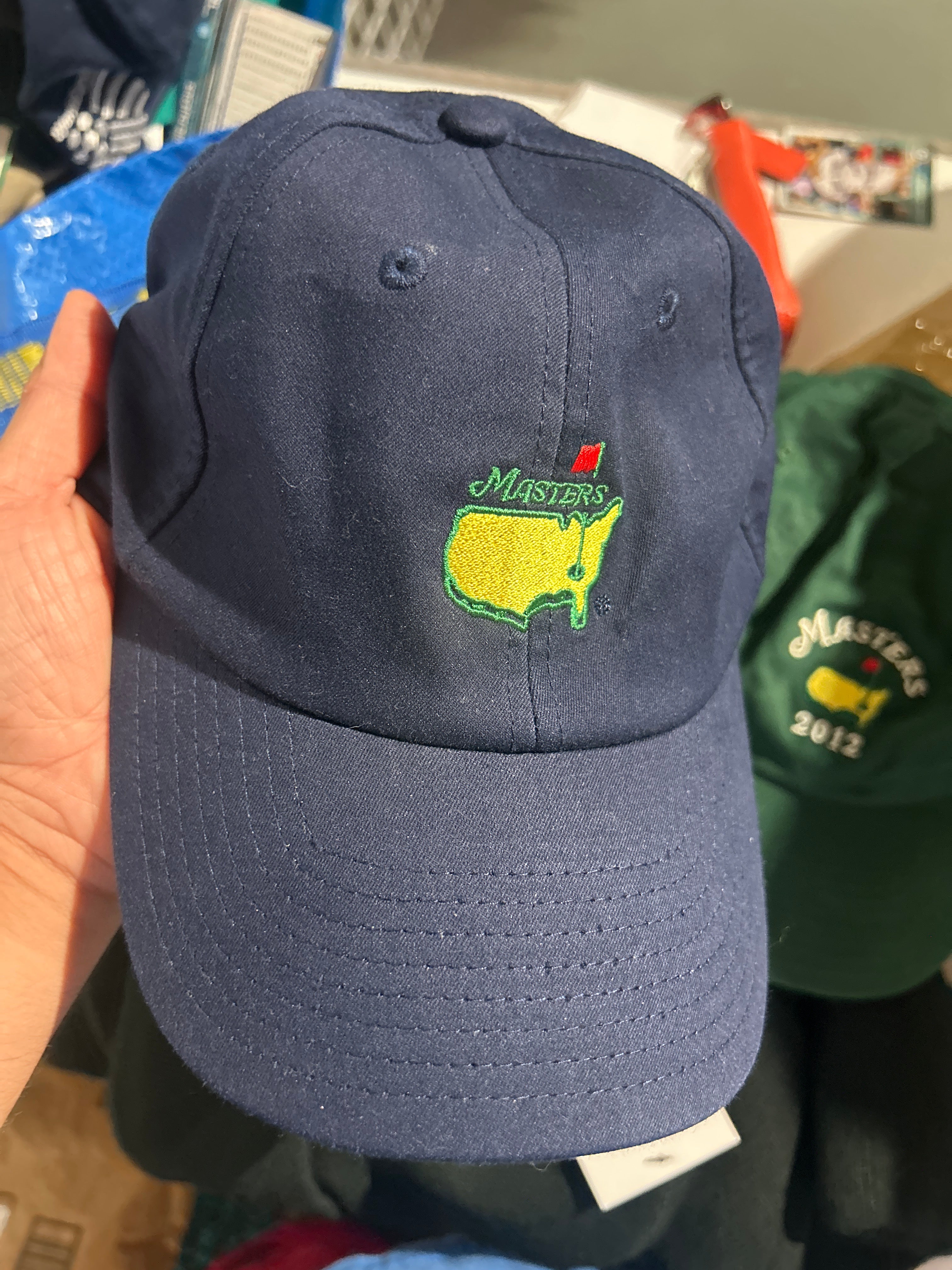 Navy Blue Masters Hat