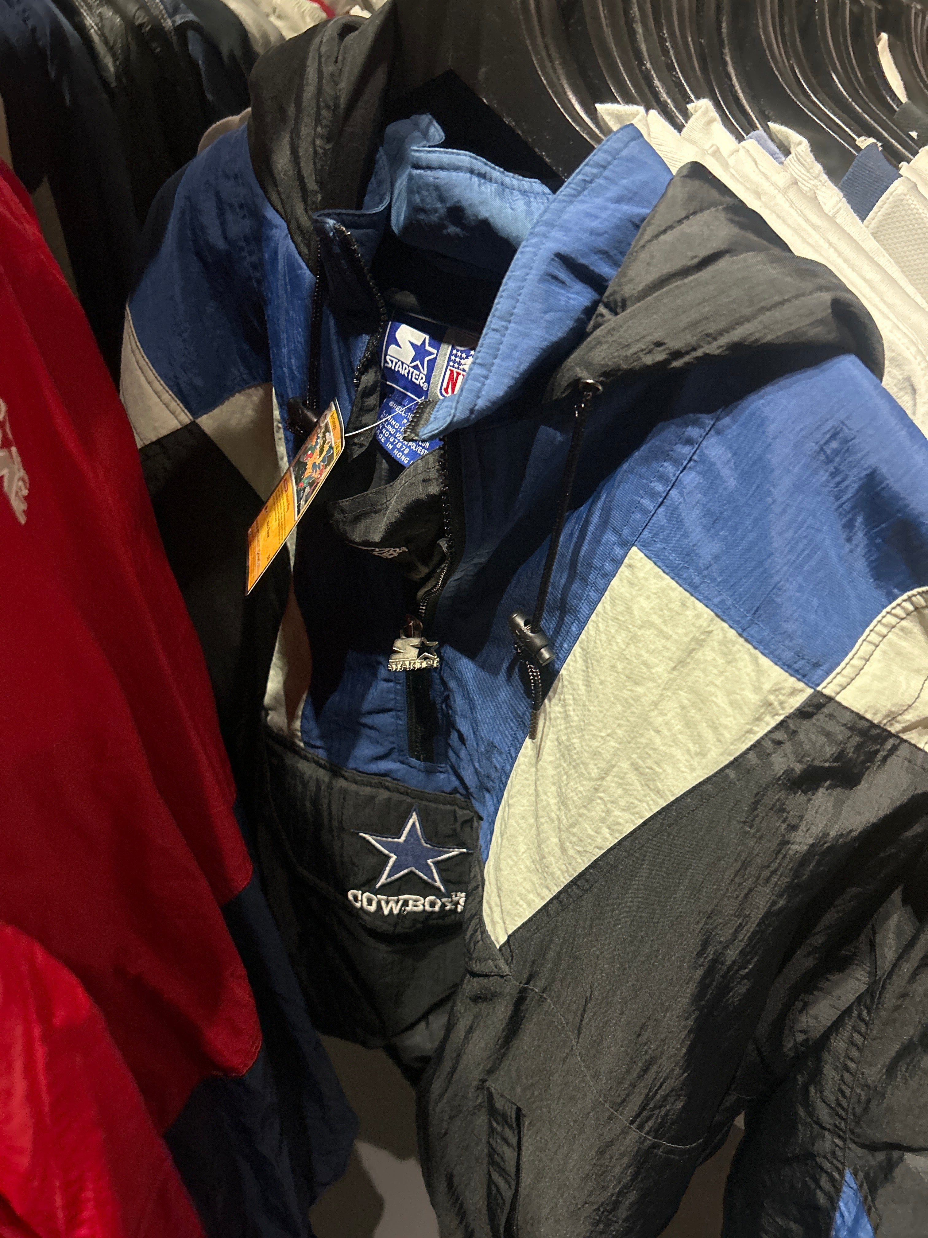 VNTG Cowboys Starter Jacket Sz XL