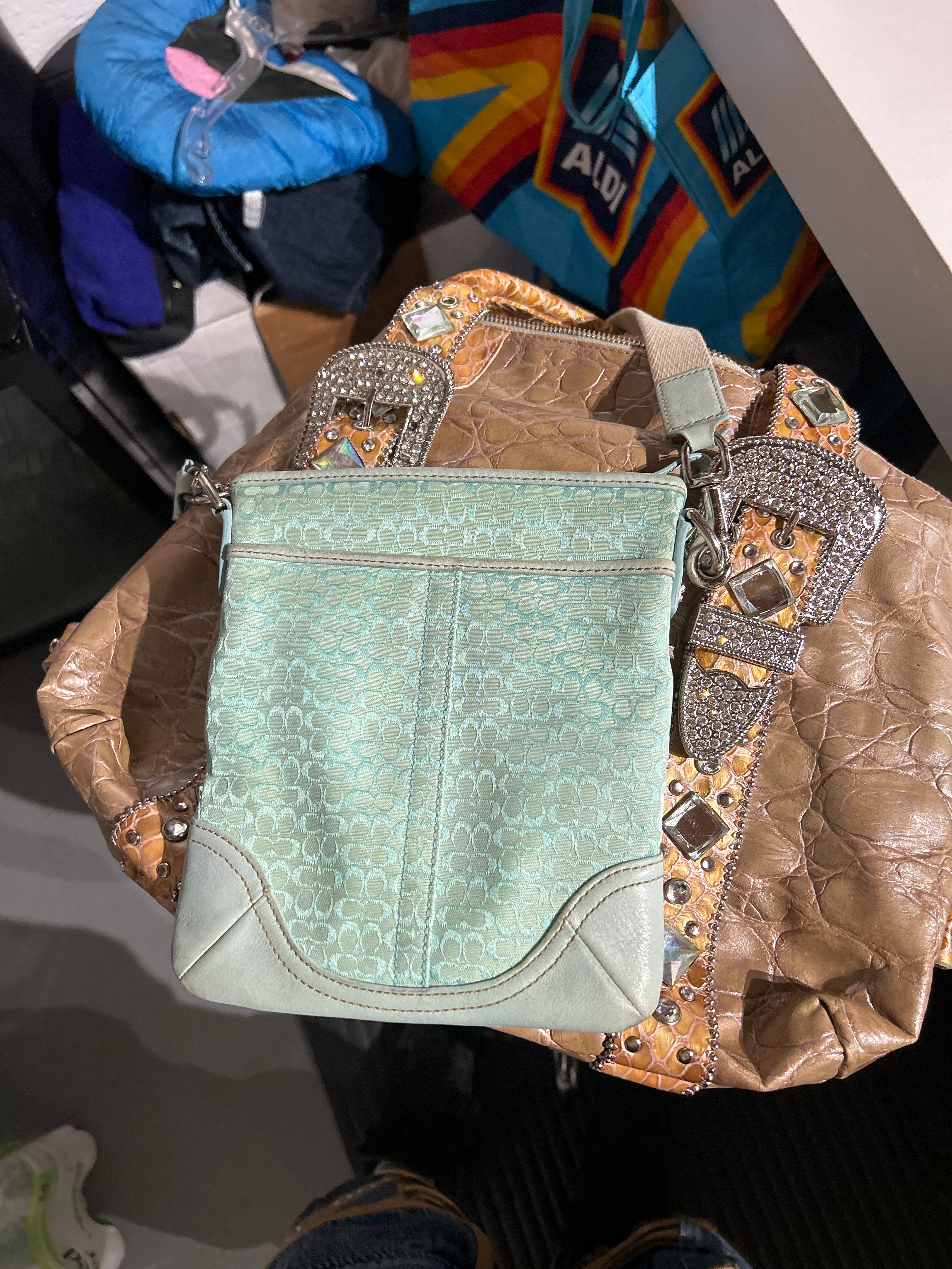 Coach Mini Blue As is