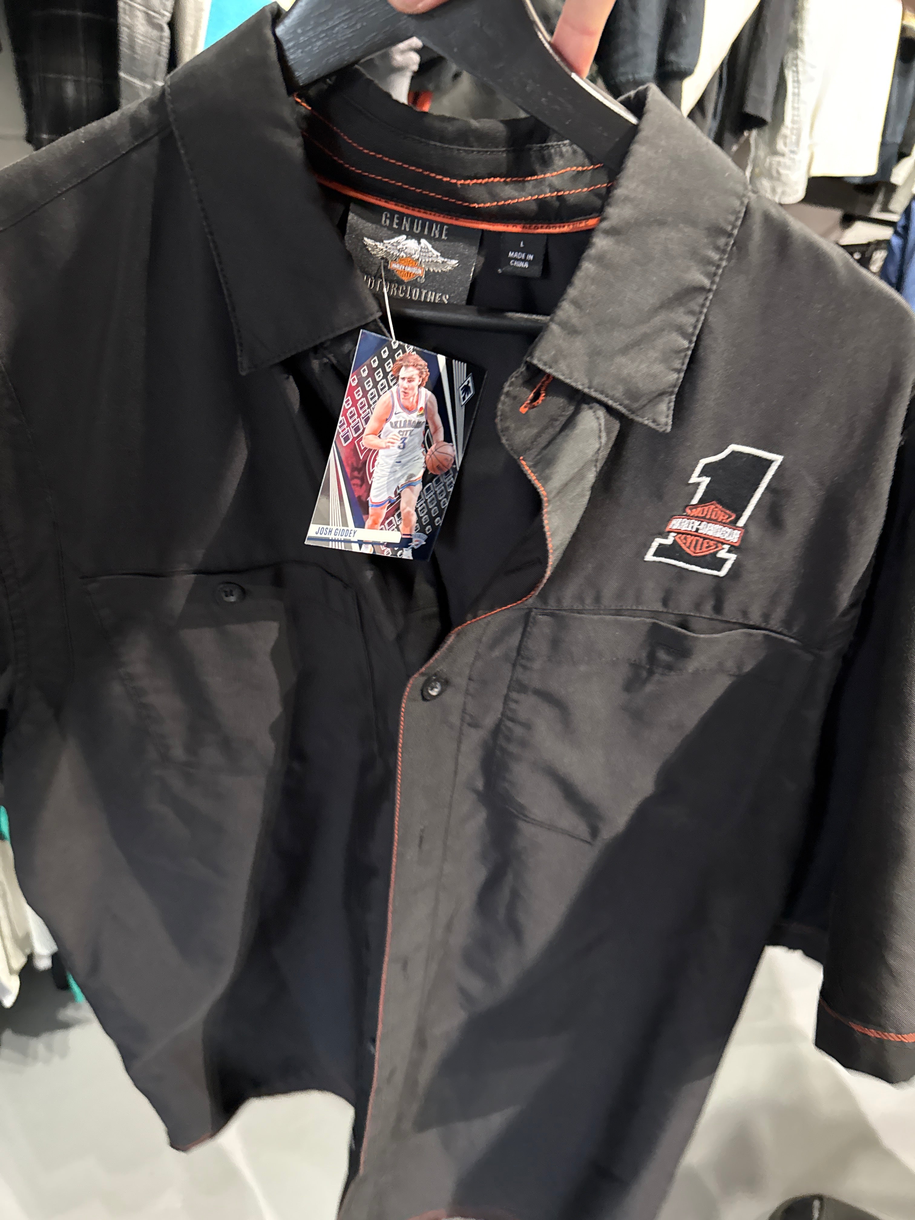 Harley Shop Shirt Sz L