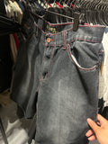 VNTG Y2K Cross Jean Shorts Sz 36