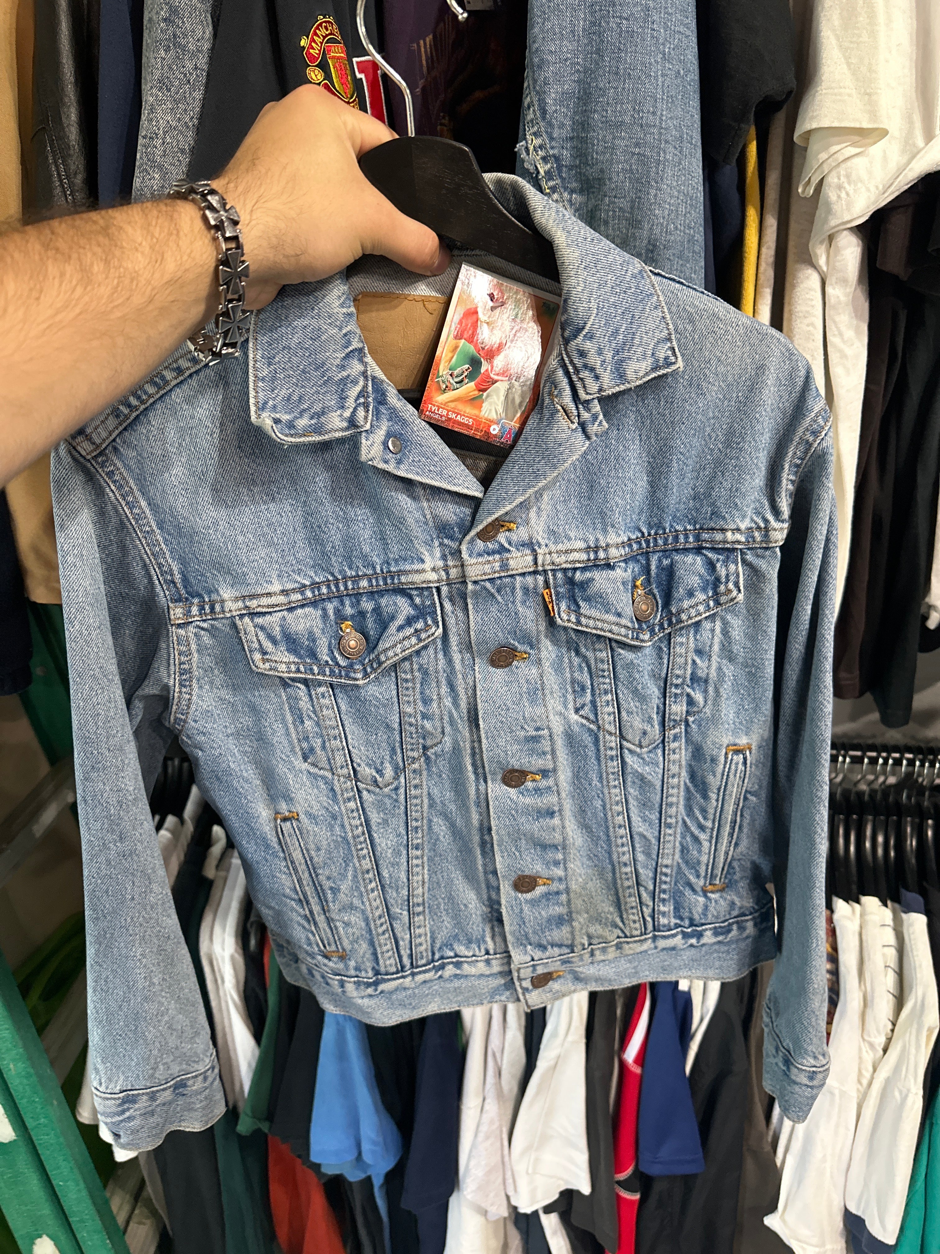Vtg Levi’s Orange Tab Denim Jacket (S)