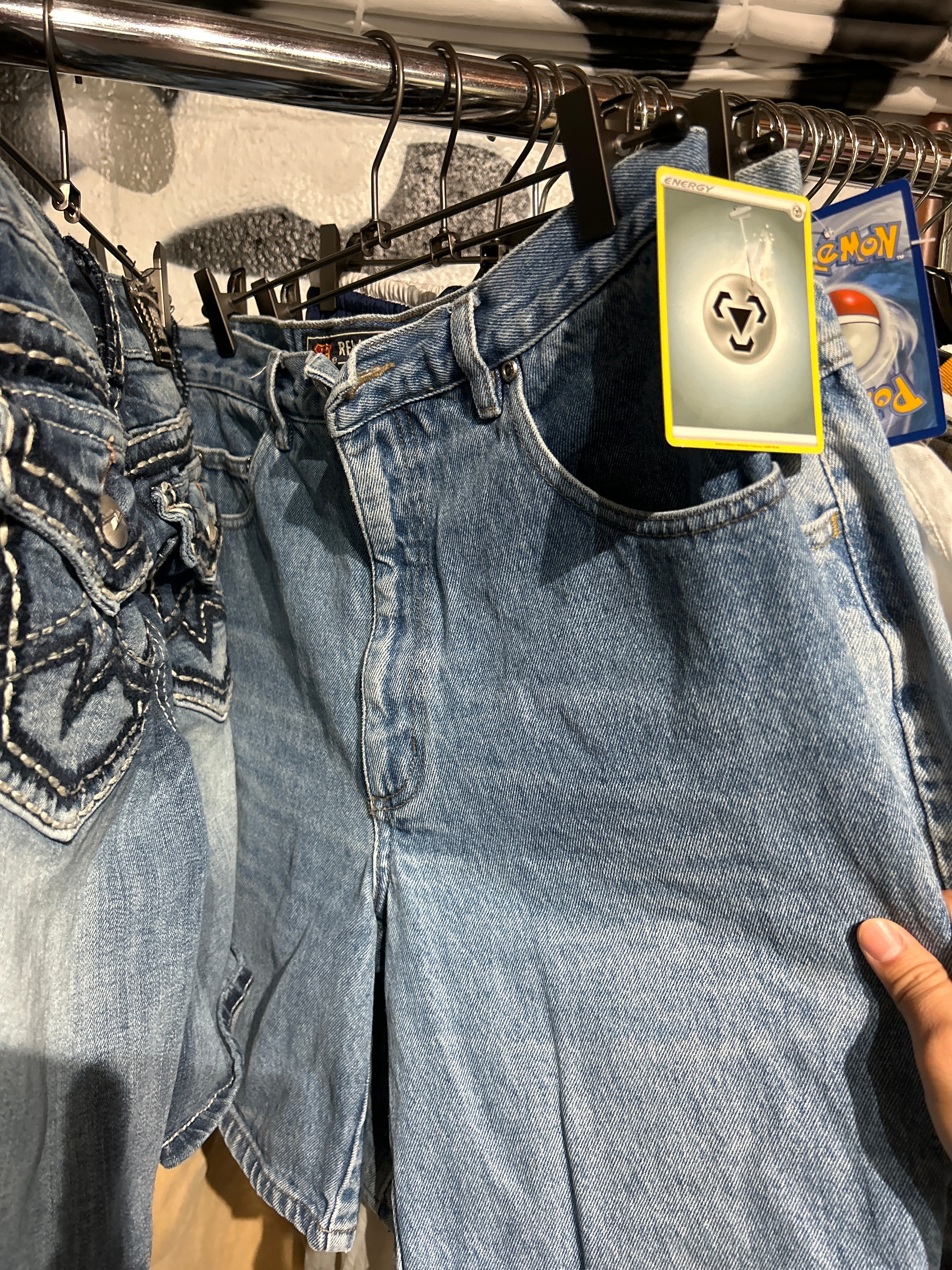 VNTG Route 66 Jorts Sz 32