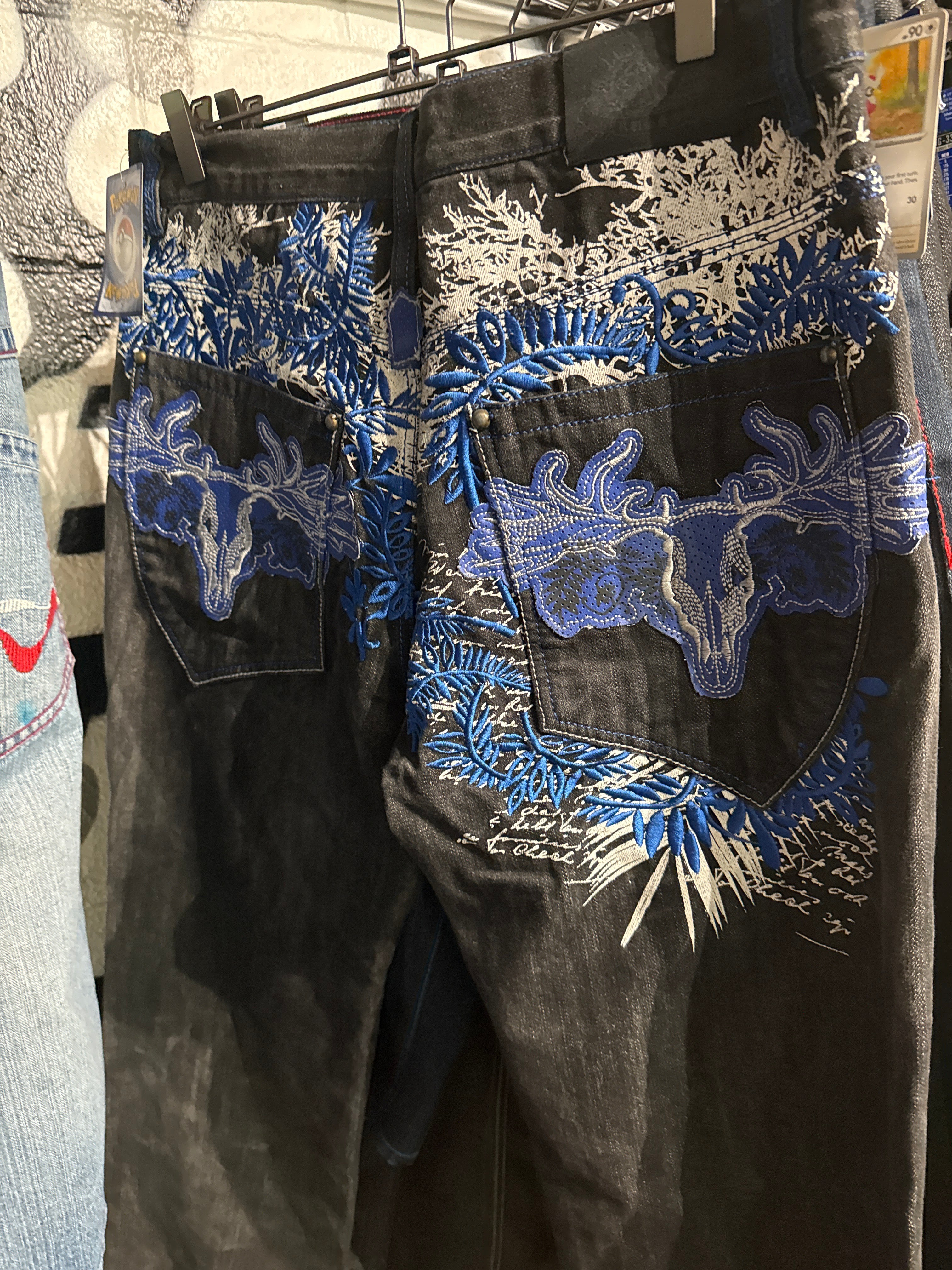 Y2K Russo Black & Blu 36x32