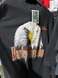VNTG Harley Eagle Smiling Sz L