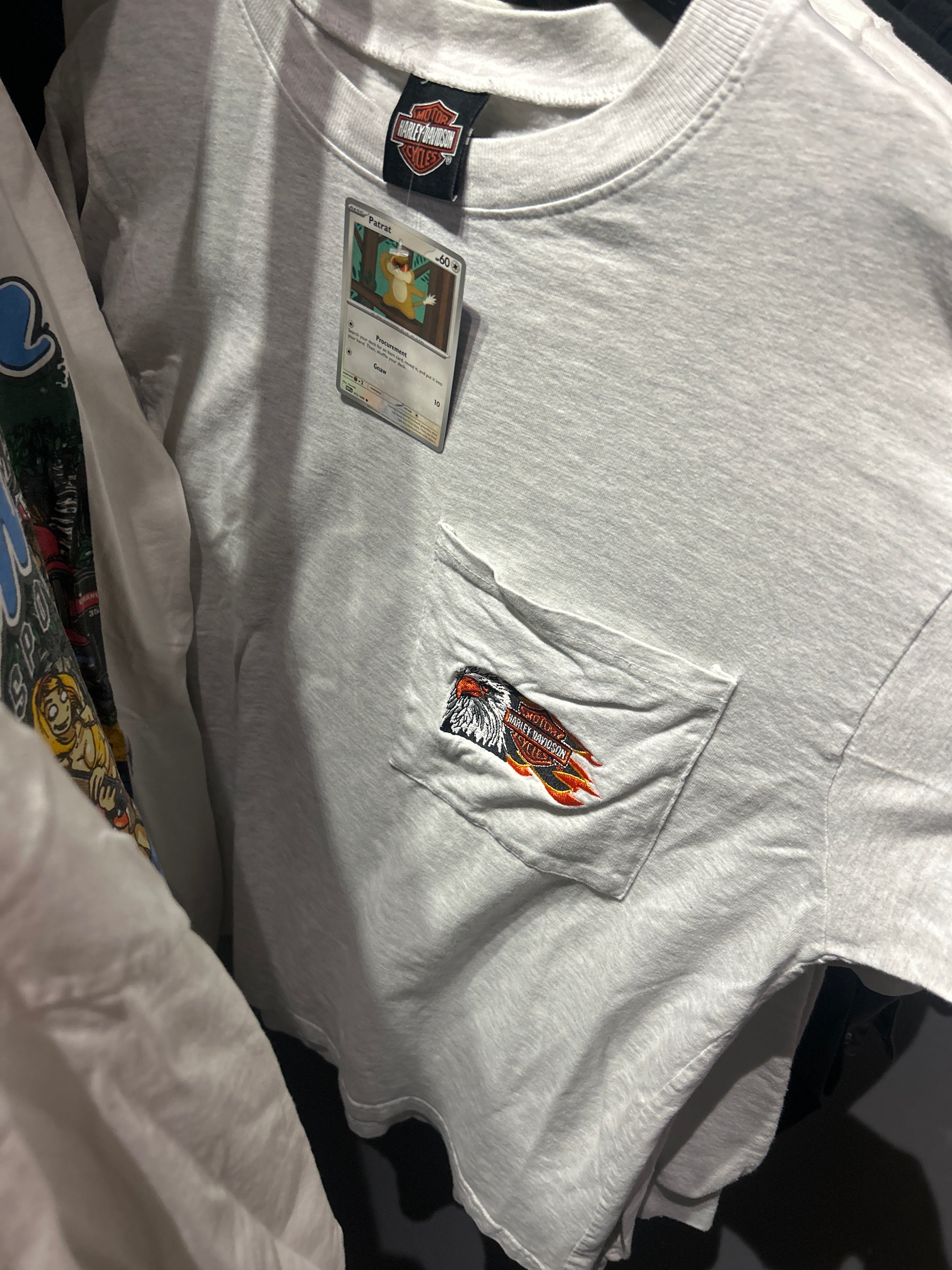 VNTG Harley Eagle Tee Sz M