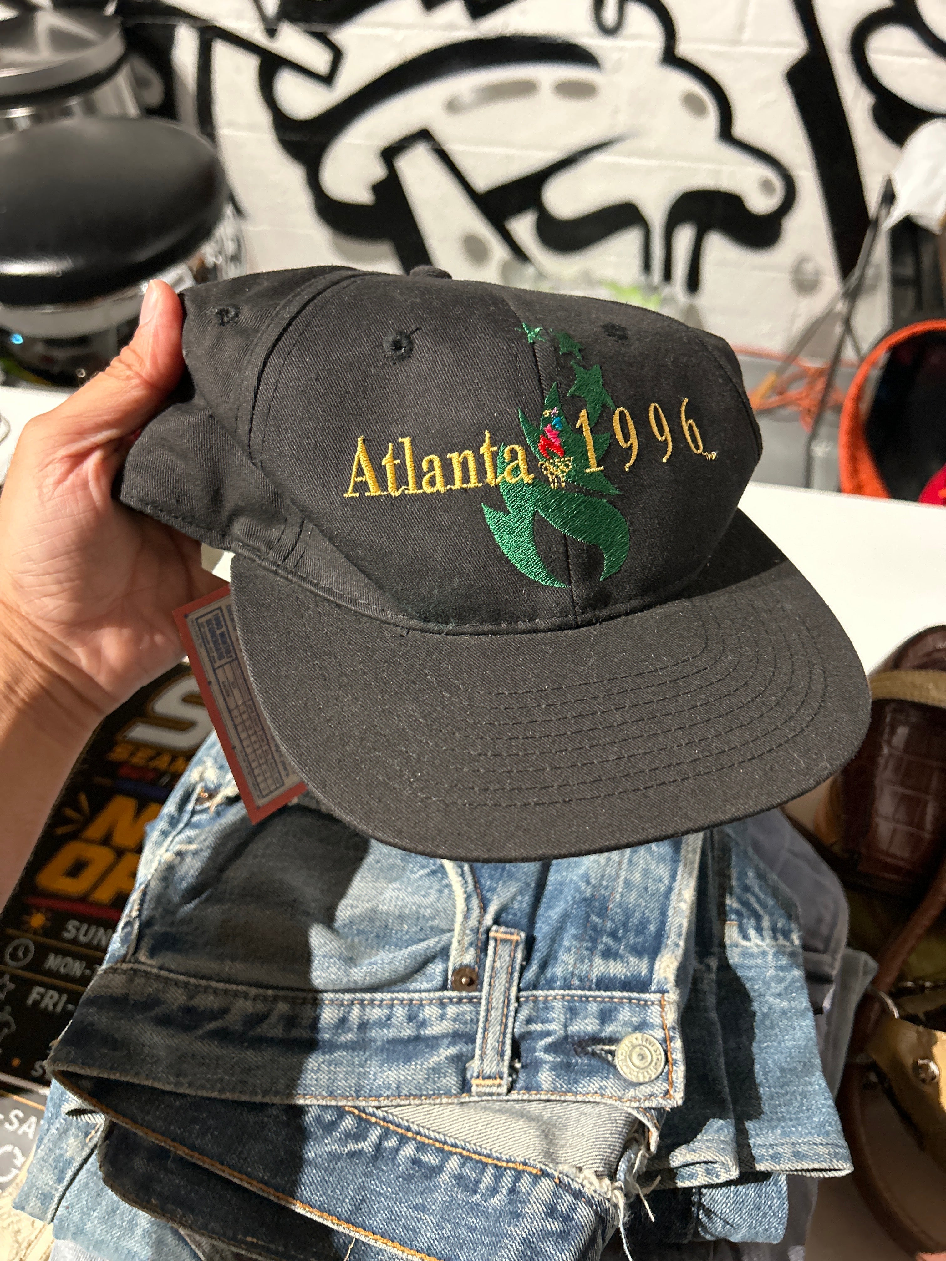 VNTG 96 Olympics Green Torch Hat