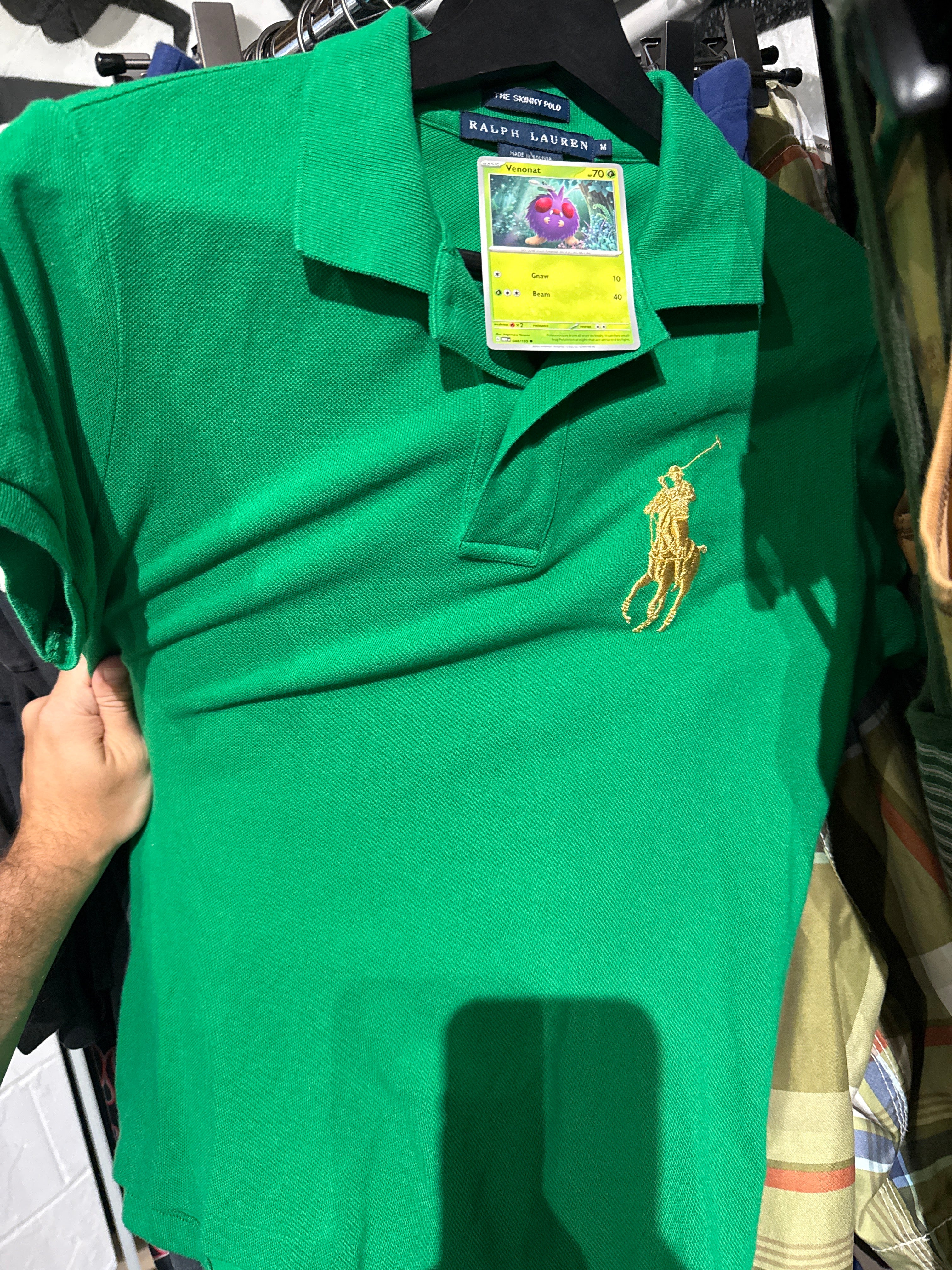 Polo Womens Green Shirt Sz M