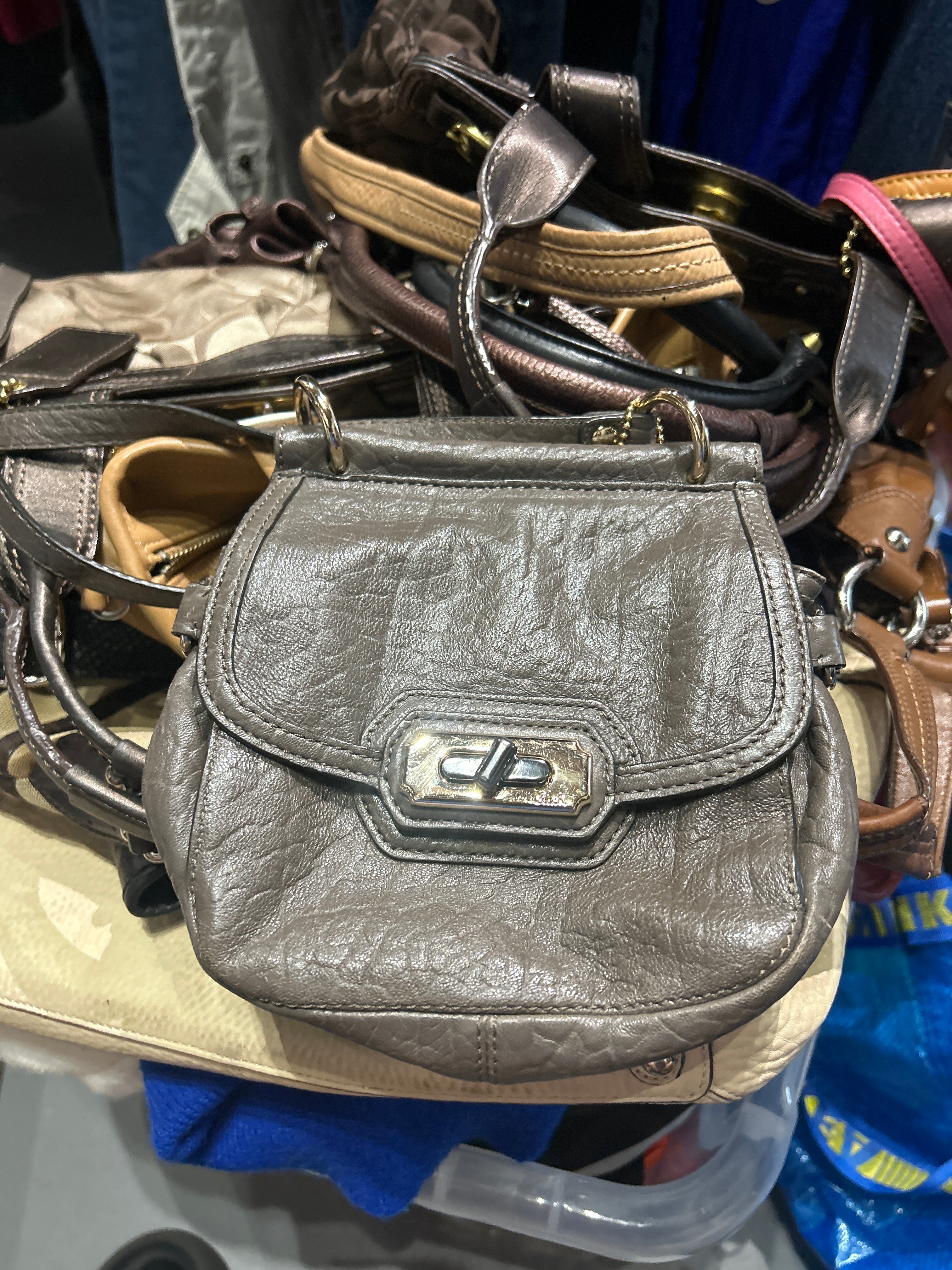 Coach Bag Small Greyish