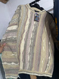 Vtg 3D Knit Sweater (L)
