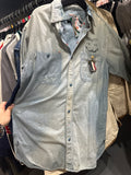 Kapital Denim Wash Button Up (L)