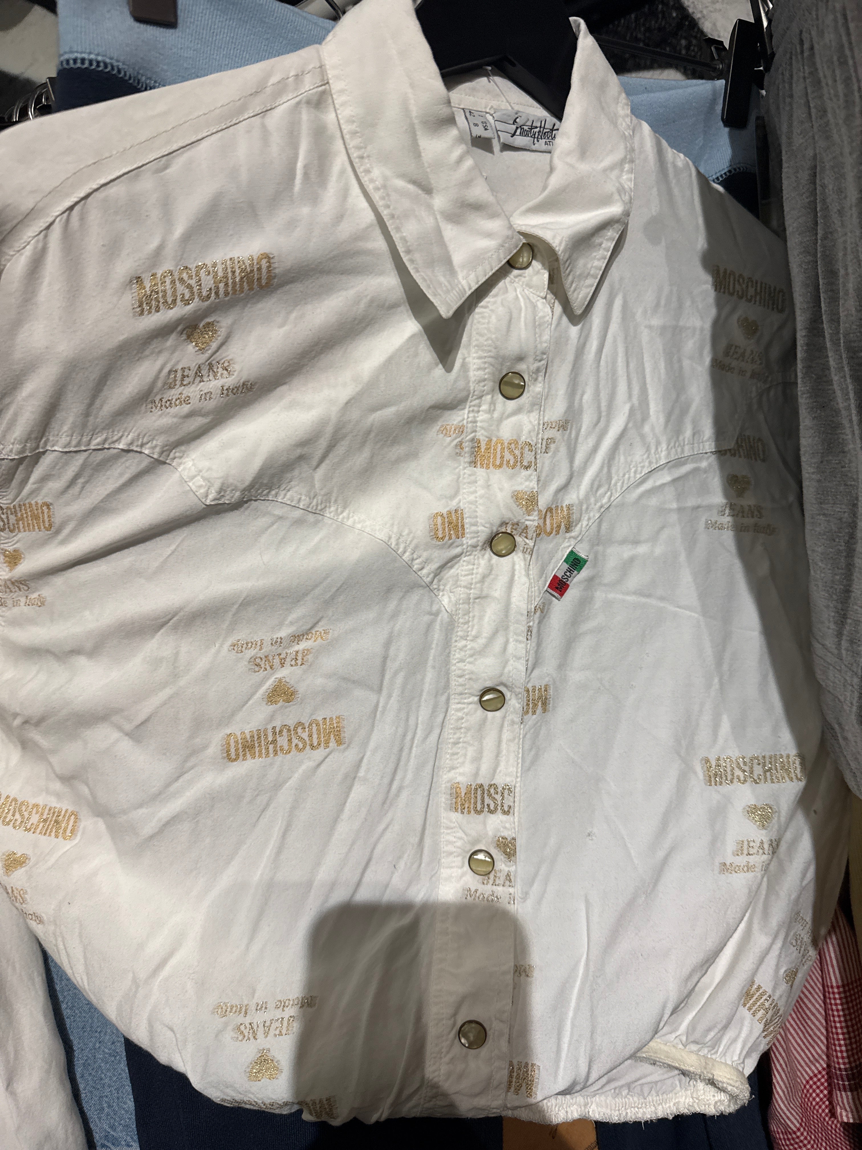 Moschino Snap Top Sz 8