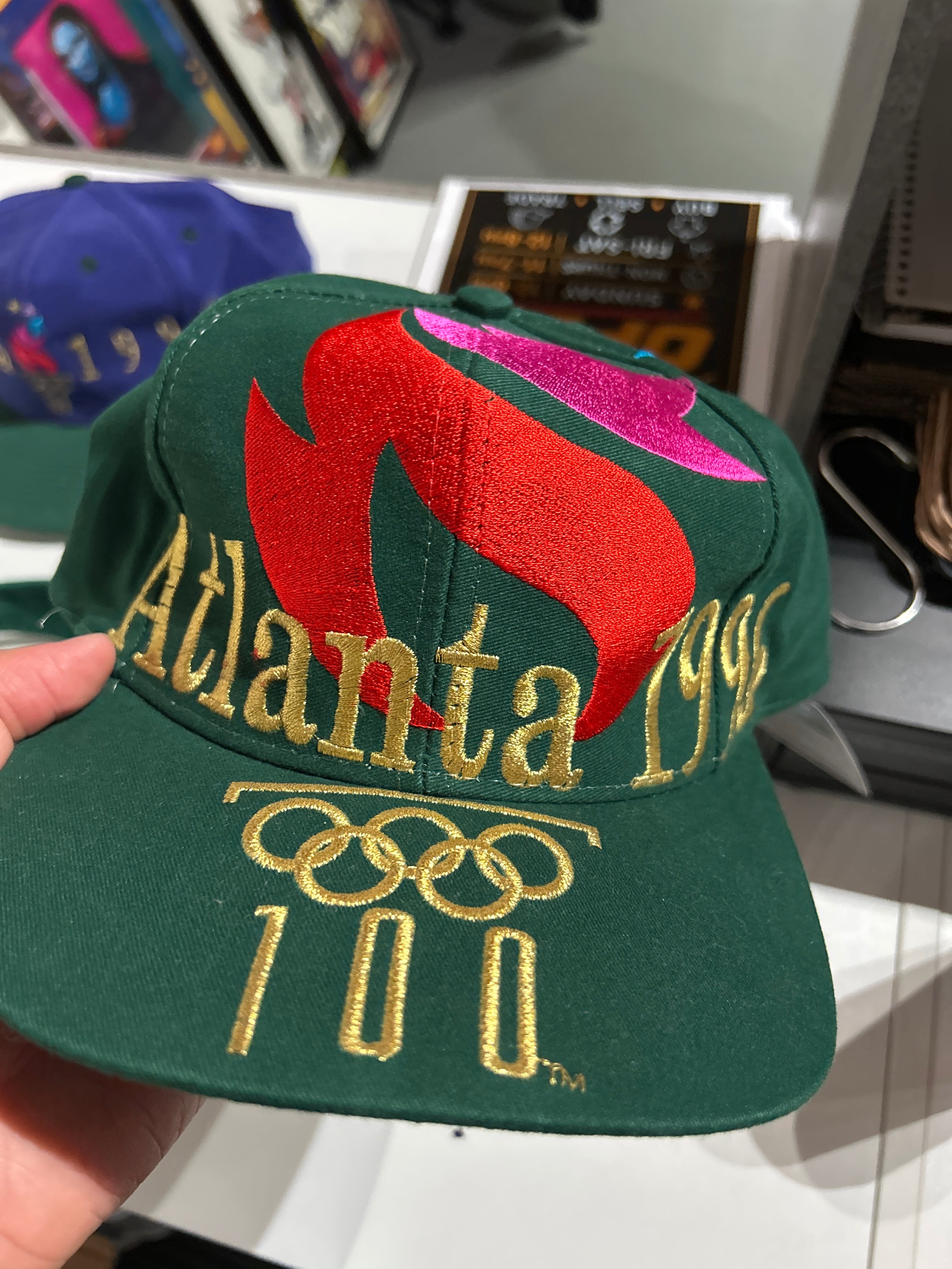 VNTG 96 Olympics Big Torch Green