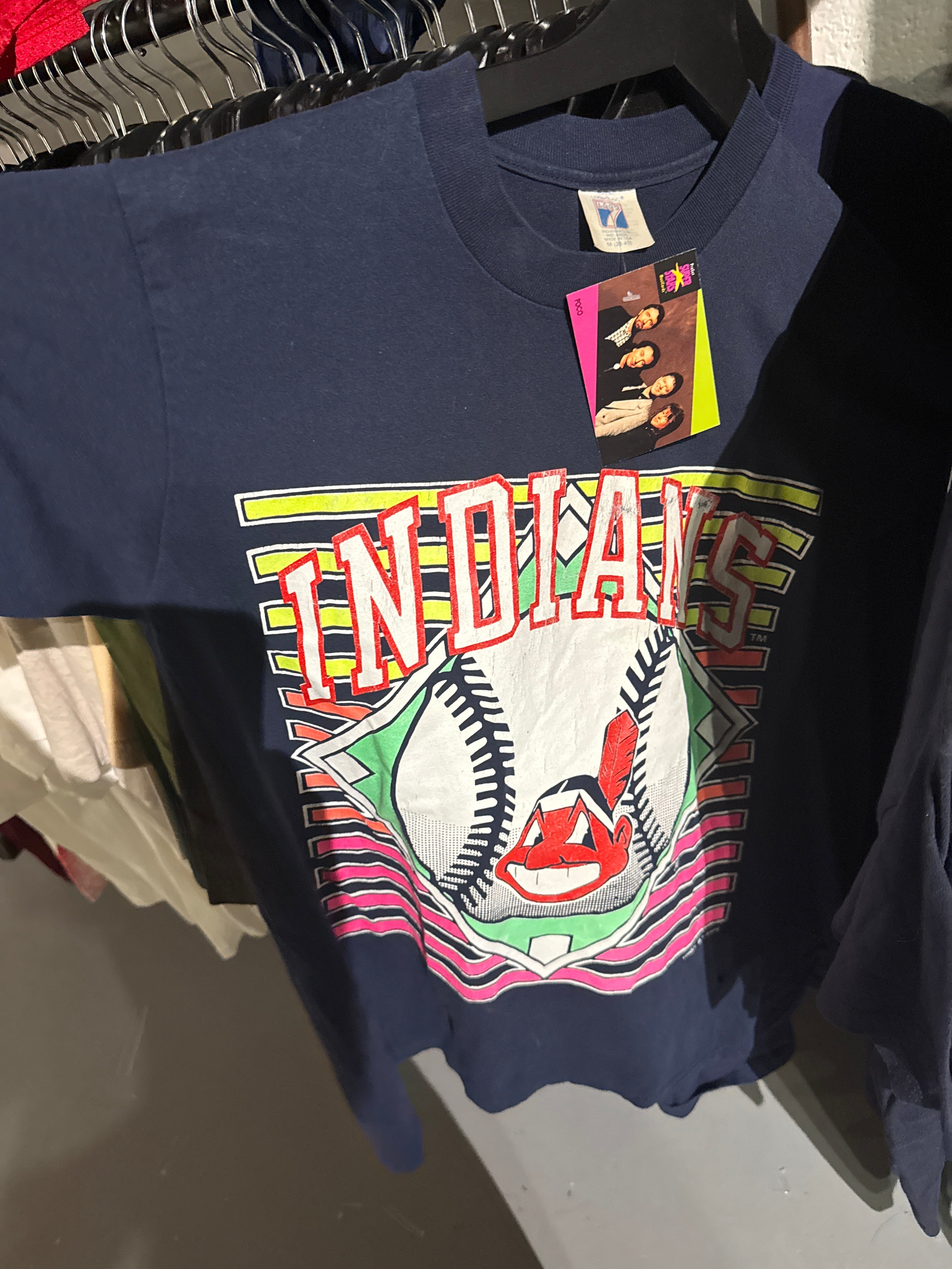 Vintage Indians Neon WMNS Sz M